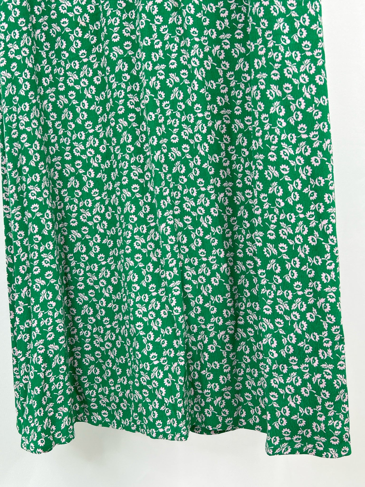 BODEN Size 8R Green Print Women's Dress
