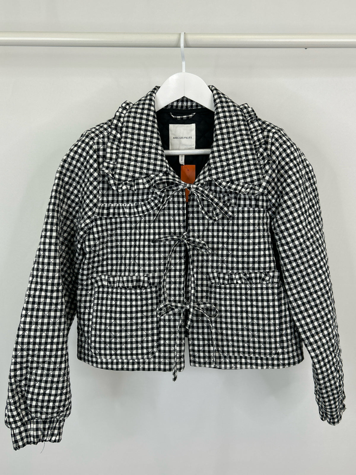 AVEC LES FILLES Size M Black & White Women Jacket
