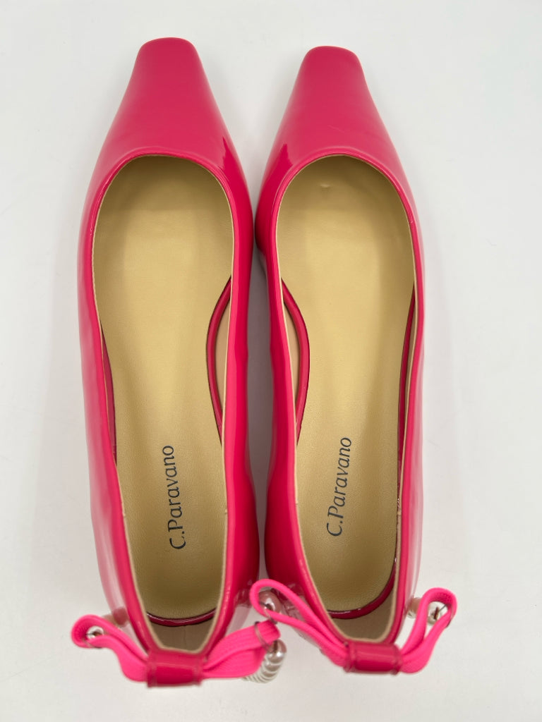 C.Paravano Size 42 Hot Pink Women's Flats NIB