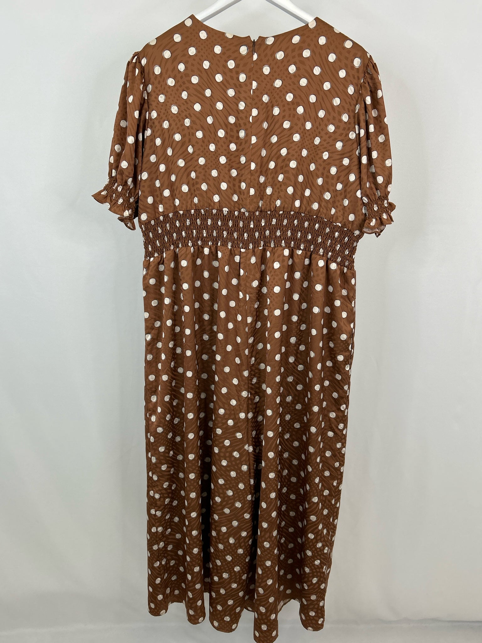 HUTCH Size 3X Brown Print Women Jumpsuit