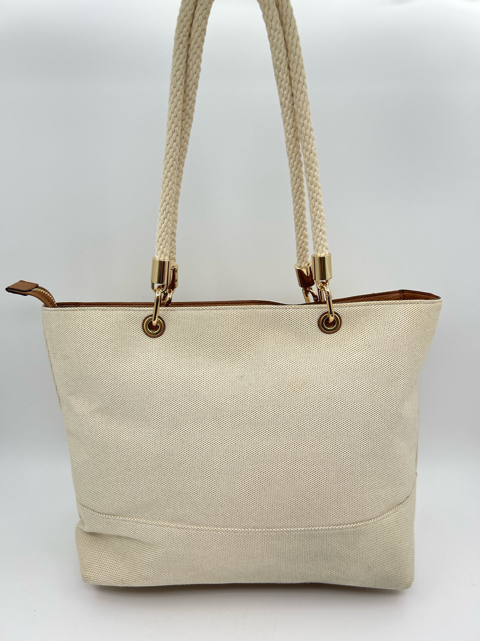 MICHAEL KORS Natural and Brown Women Tote