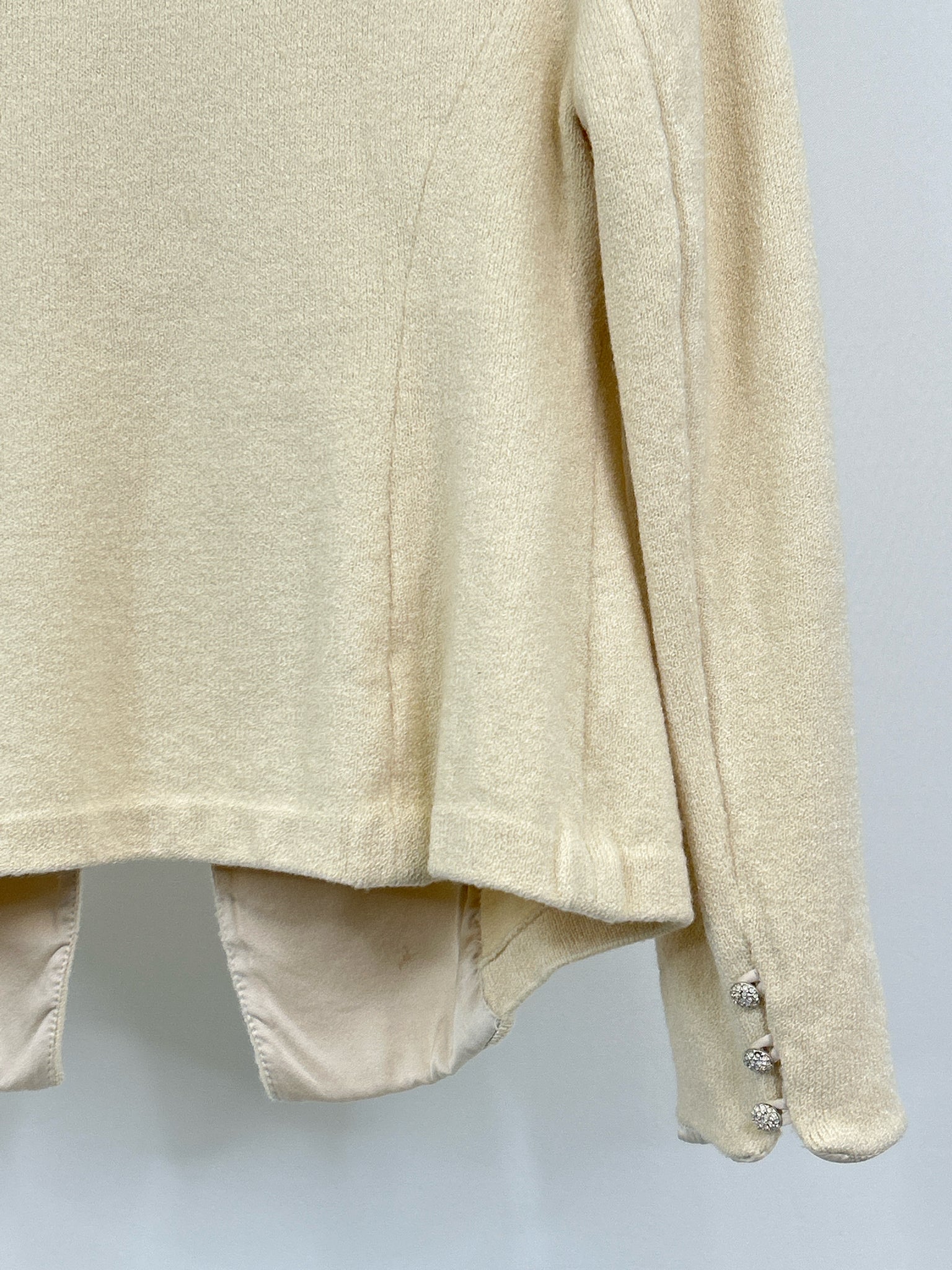 ST JOHN EVENING Size 8 Cream Women Jacket