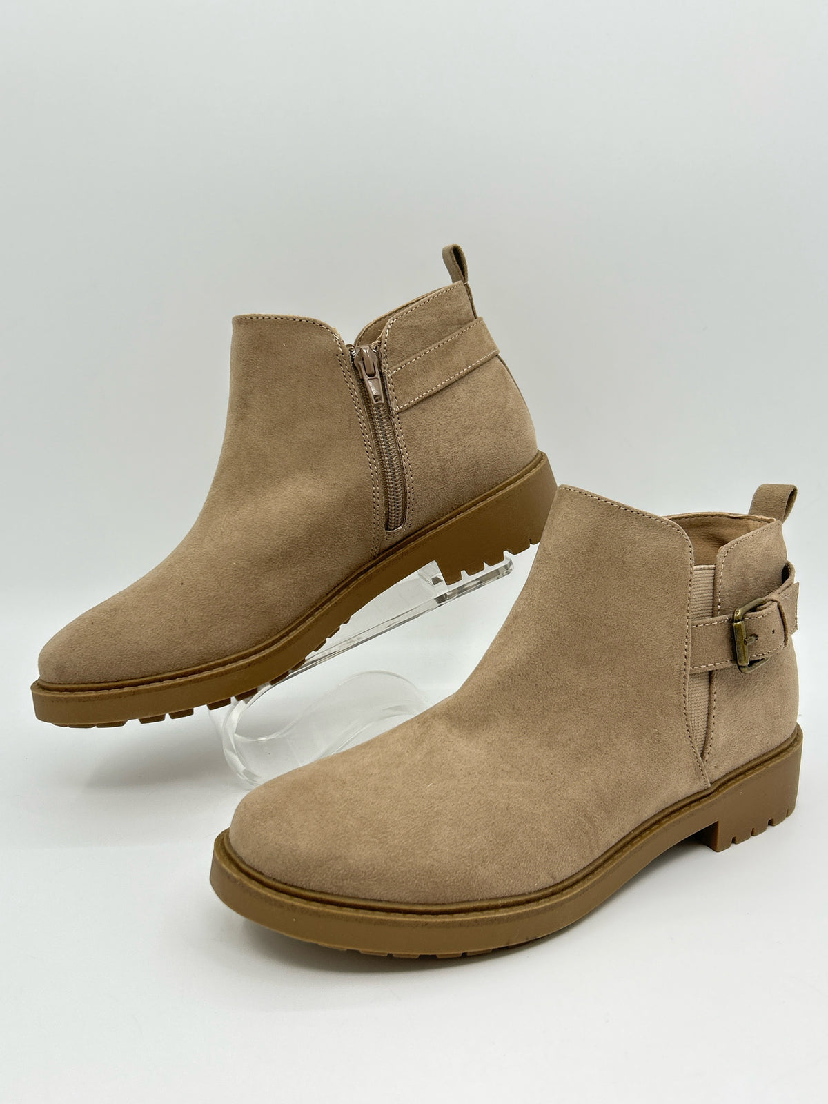 ESPRIT Size 8M Brown Women Booties