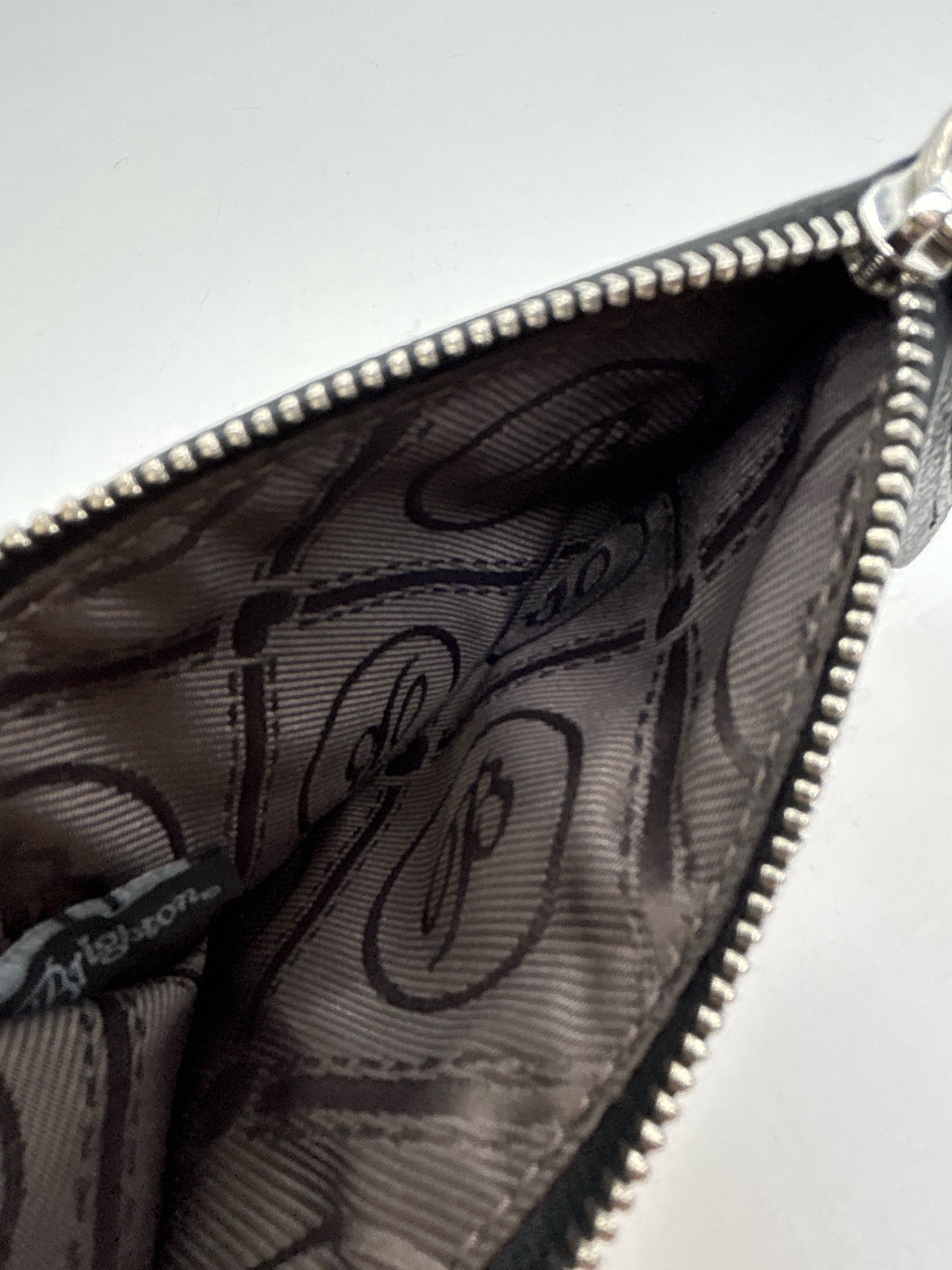 BRIGHTON Black and White Accessories Wallet Pouch