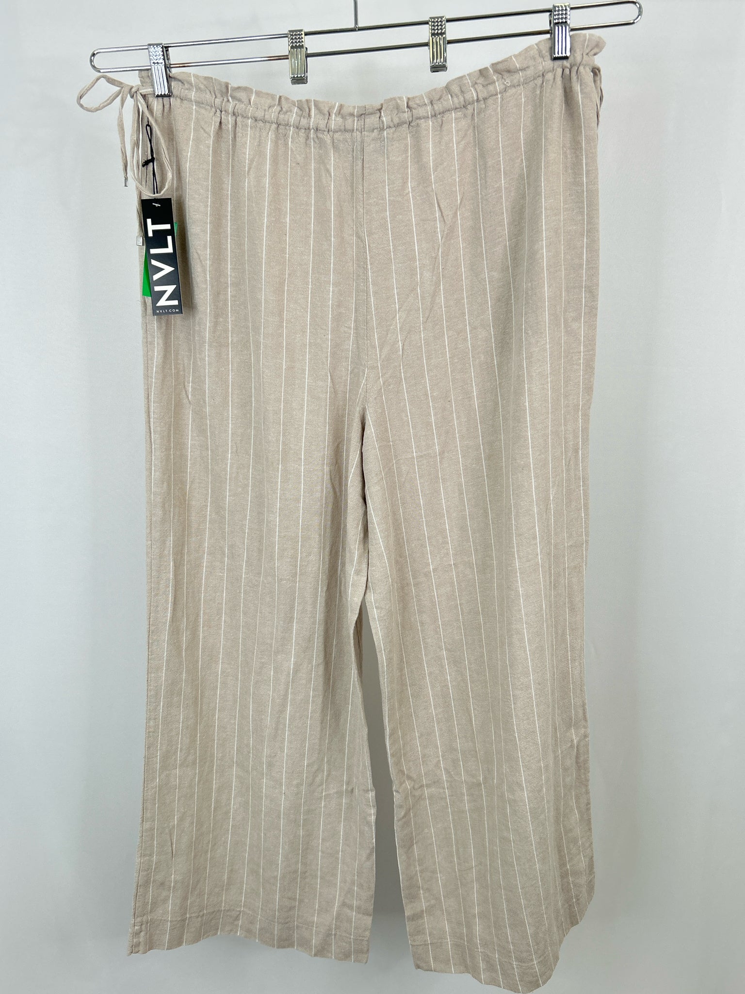 NVLT Size XL Beige Women Pants