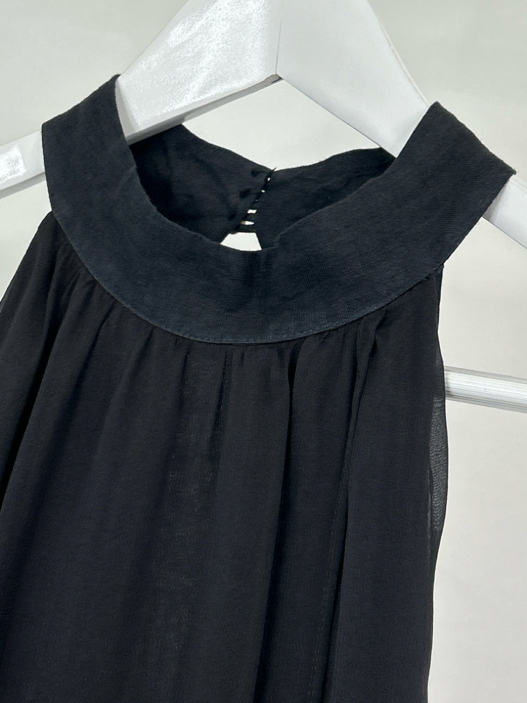 120% LINO Size L Navy Women's Dress