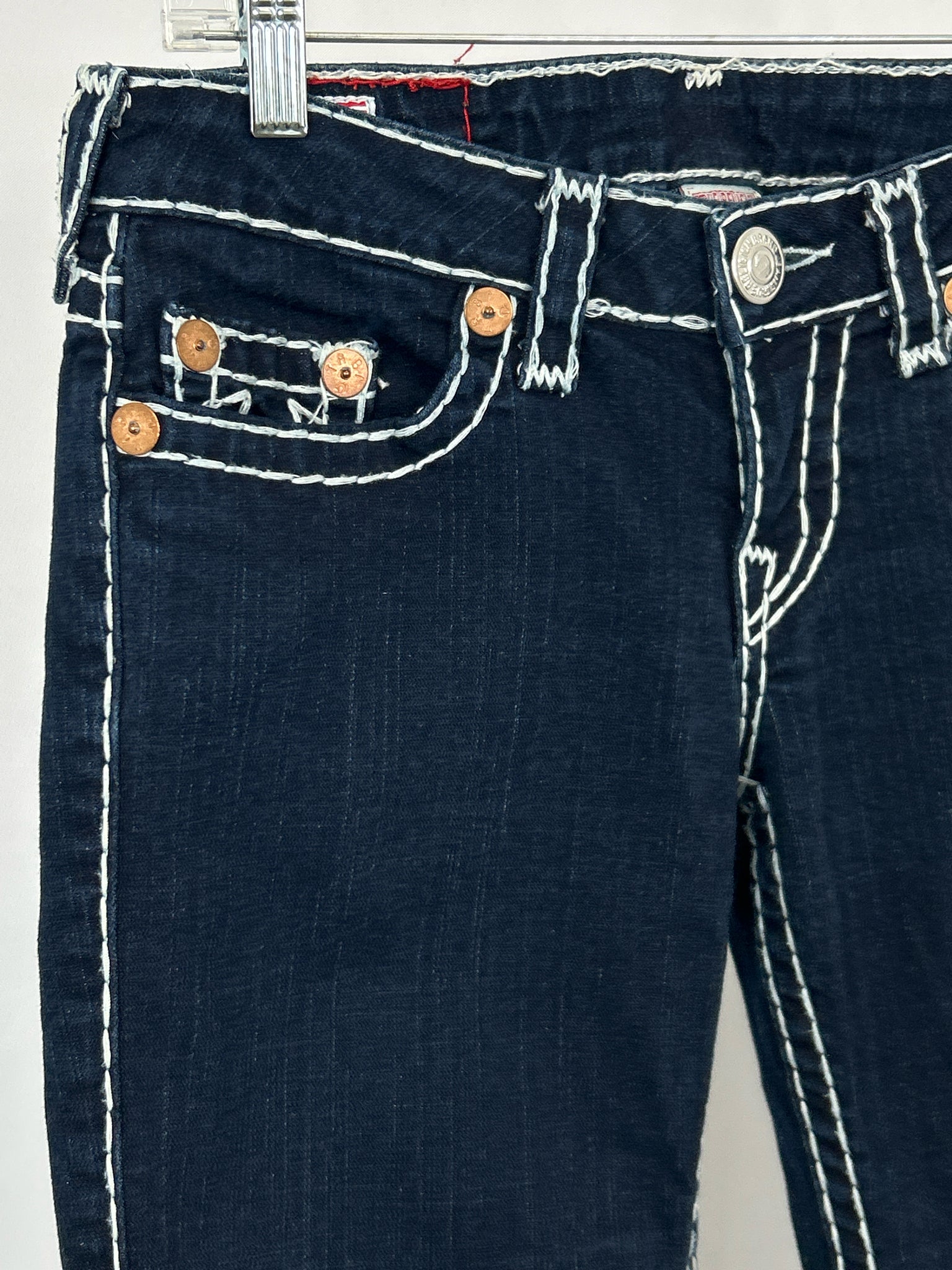 TRUE RELIGION Size 29/8 BLUE DENIM Women jeans