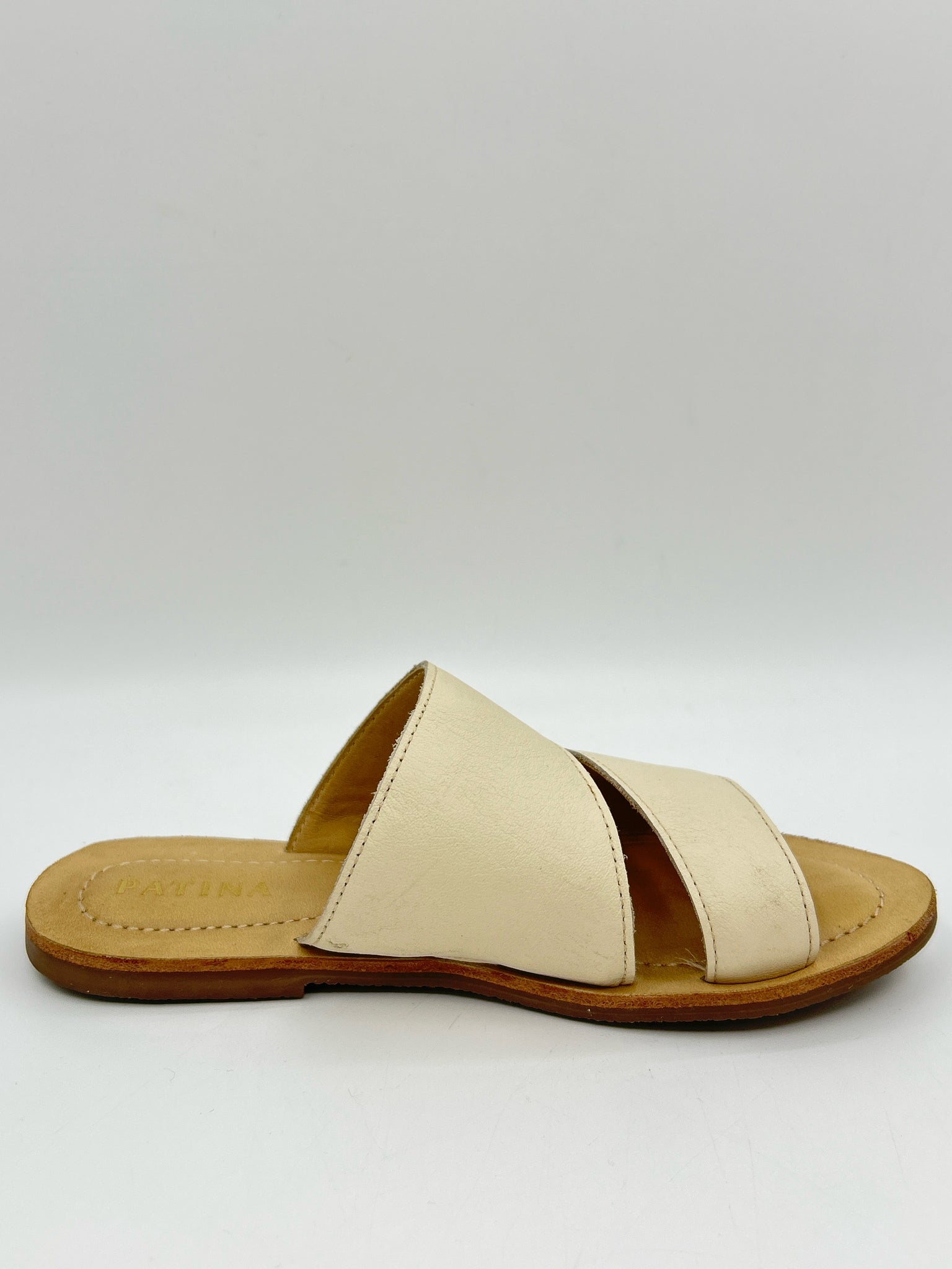 PATINA Size 6 BONE Women Sandal