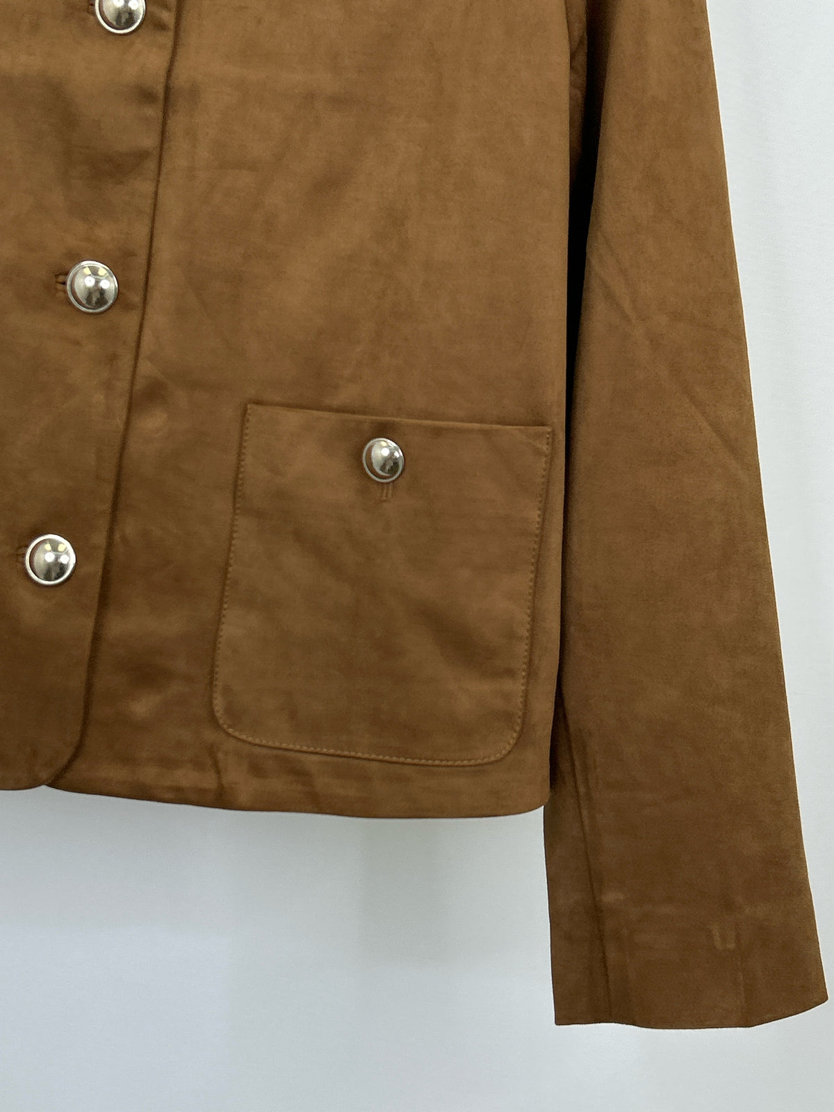 CHICO'S Size M Brown Women Jacket