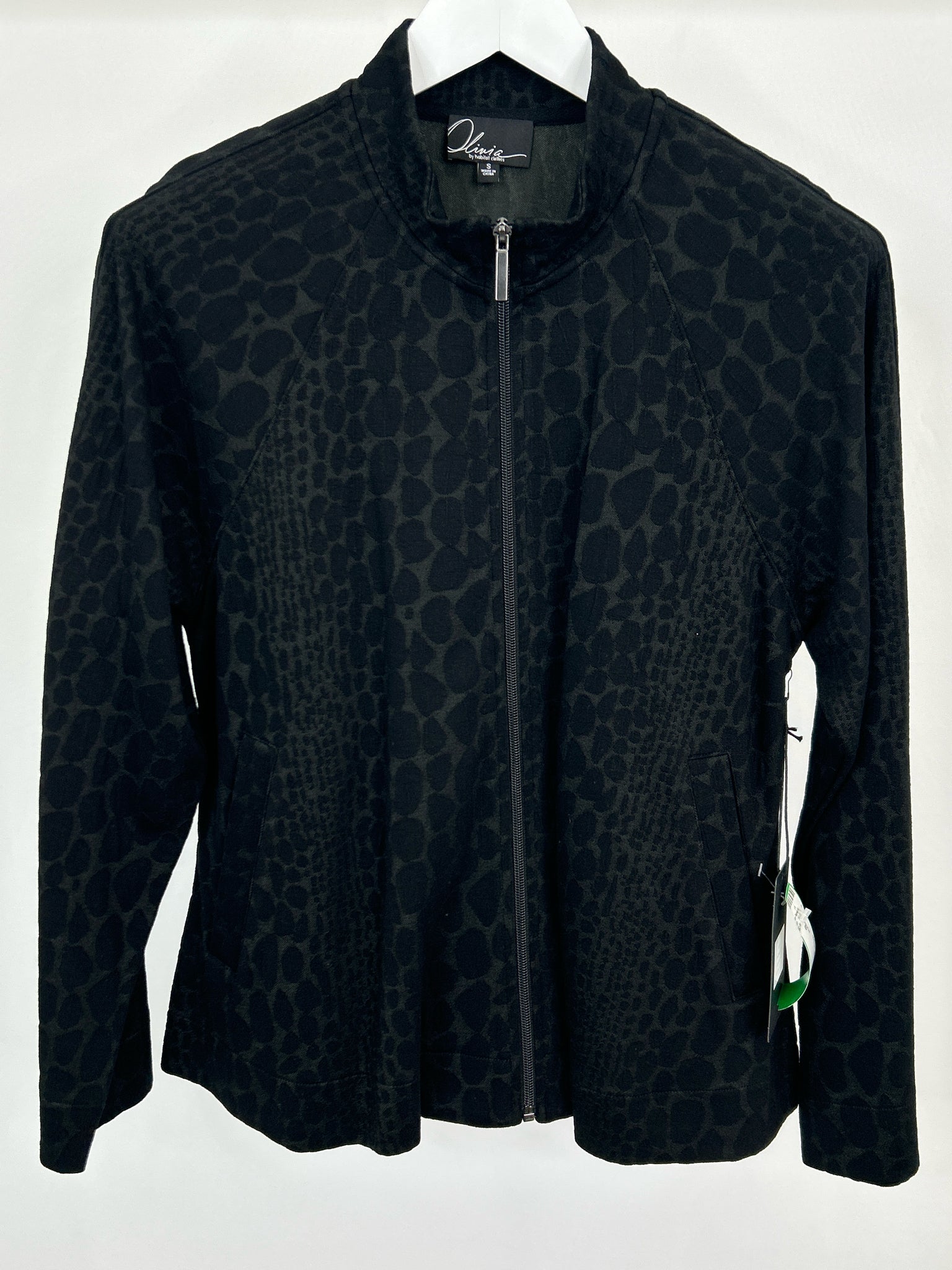 OLIVIA BY HABITAT CLOTHES Size S Black Women Jacket NWT