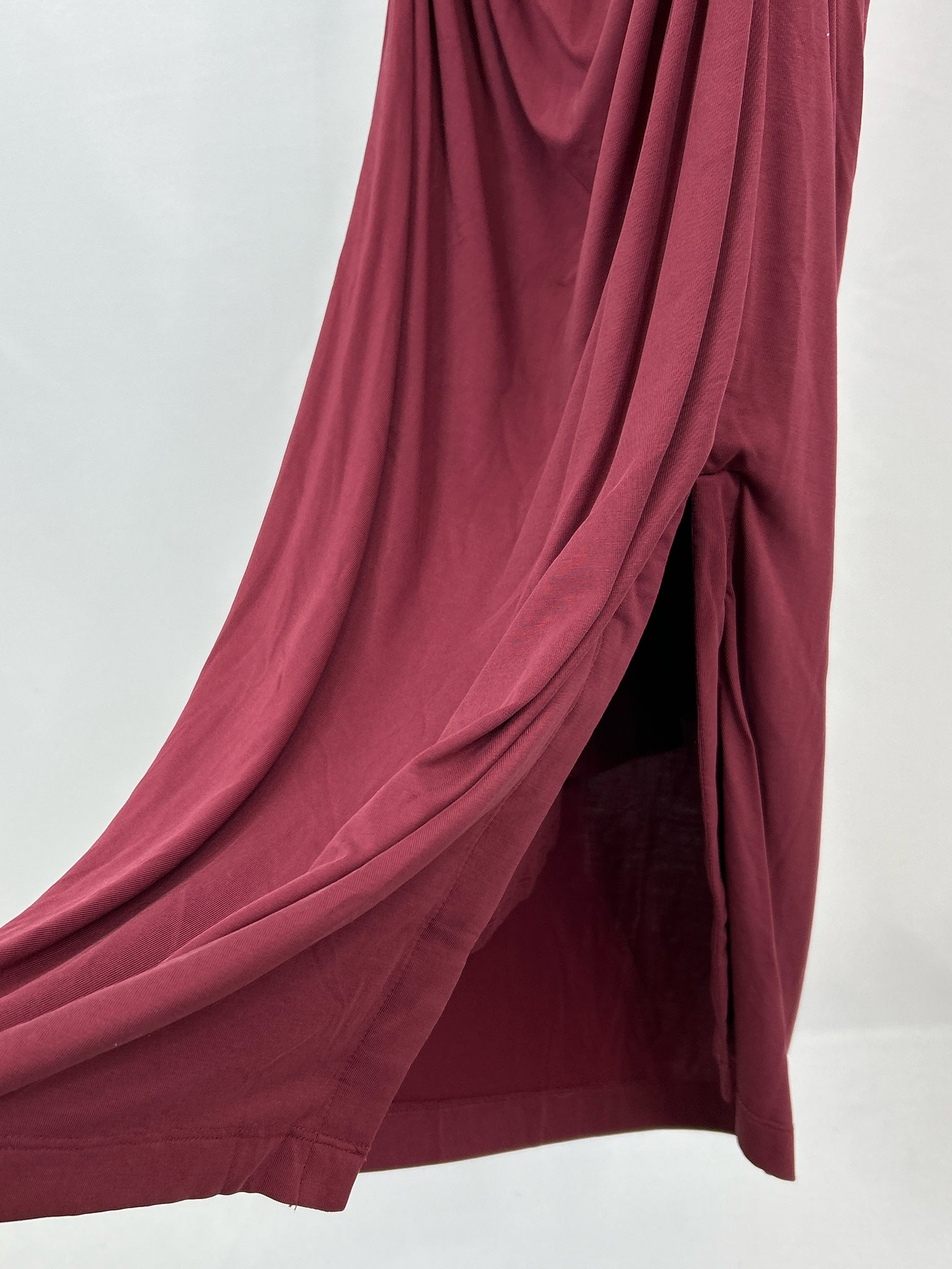 ANTHROPOLOGIE Size L Wine Bordeaux Women Dress NWT