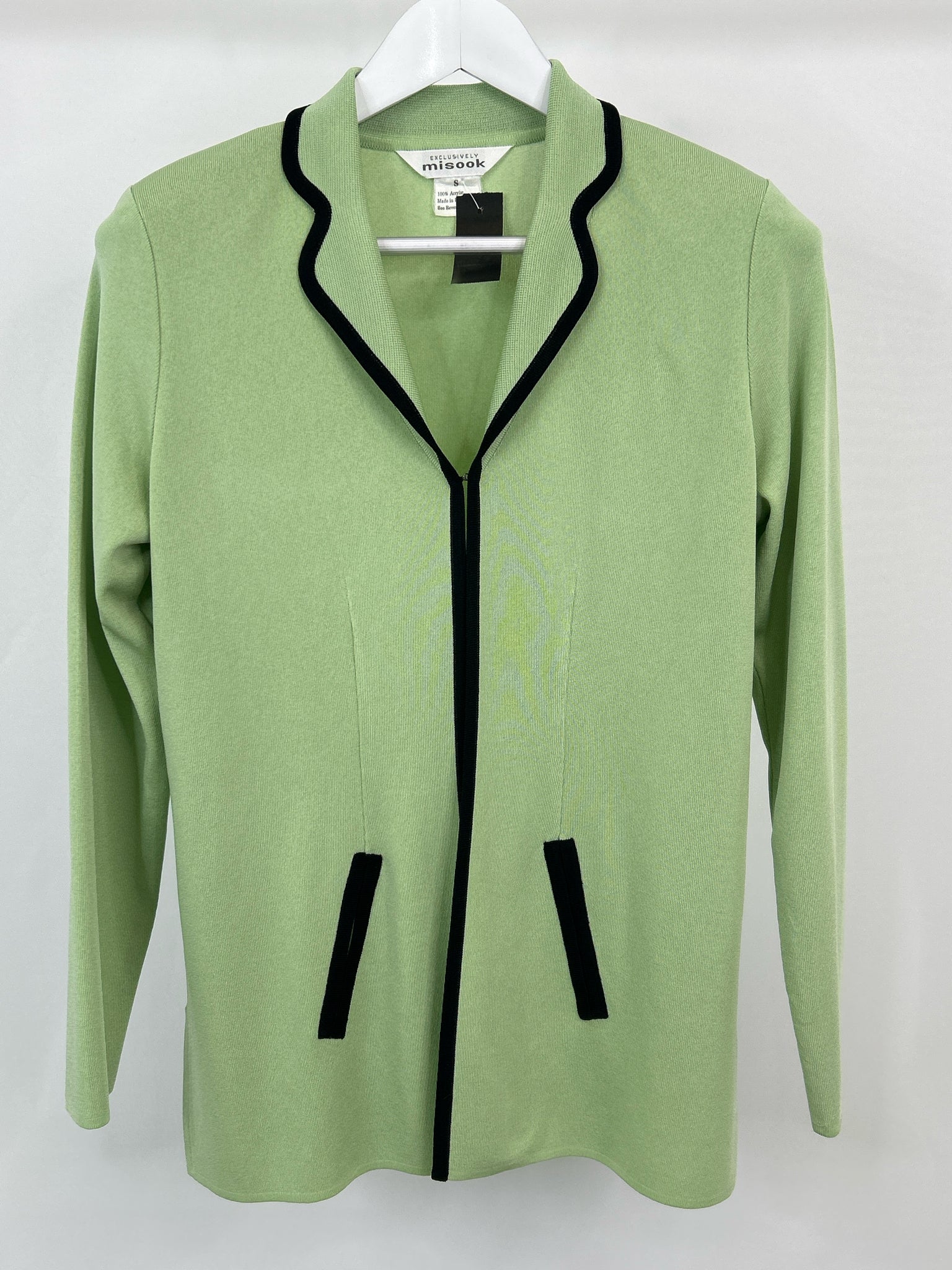 EXCLUSIVELY MISOOK Size S Green Women Cardigan