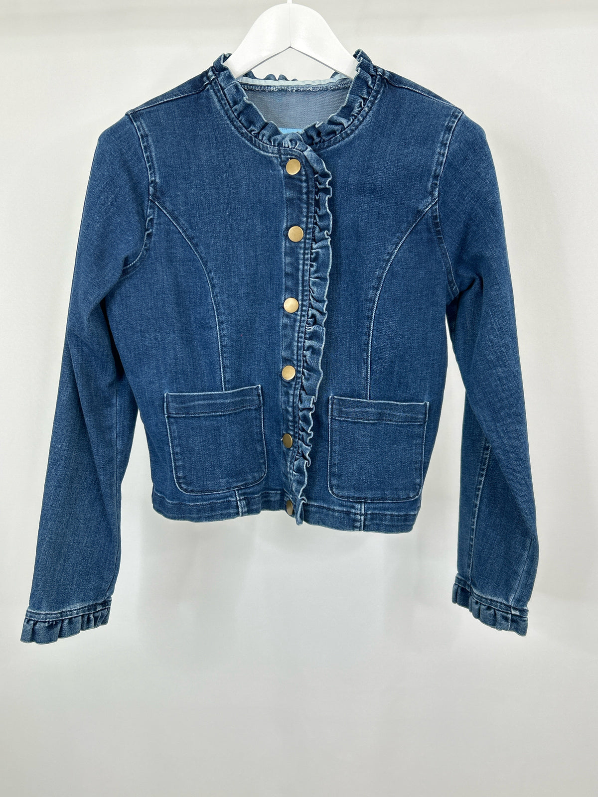 DRAPER JAMES Size M BLUE DENIM Women Jacket
