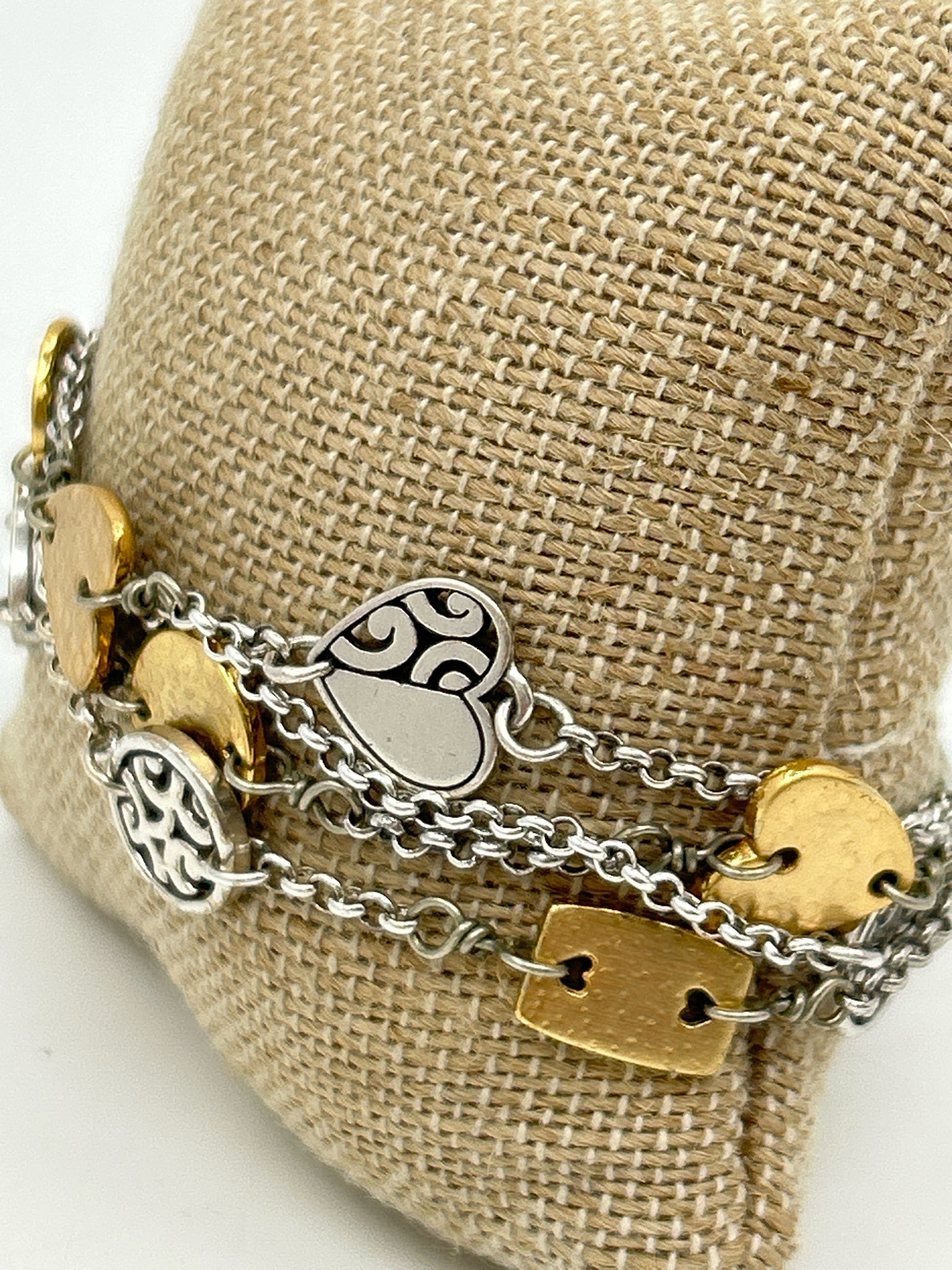 BRIGHTON Silver and Gold Bracelet
