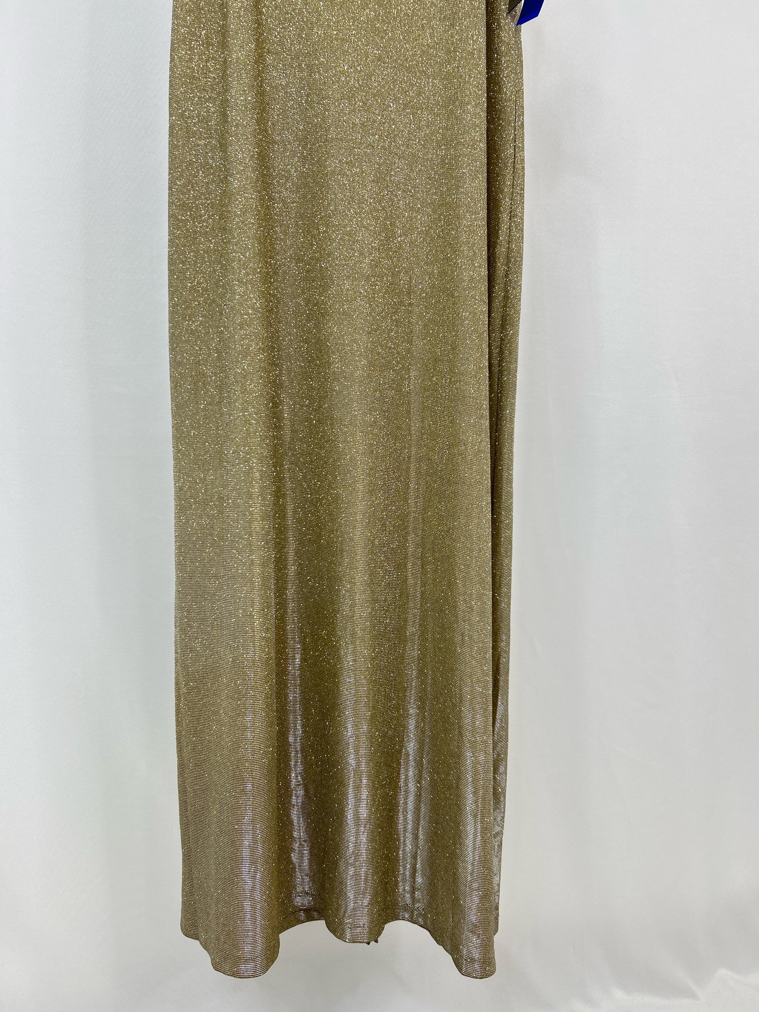 VINCE CAMUTO Size M Gold Metallic Women Dress NWT