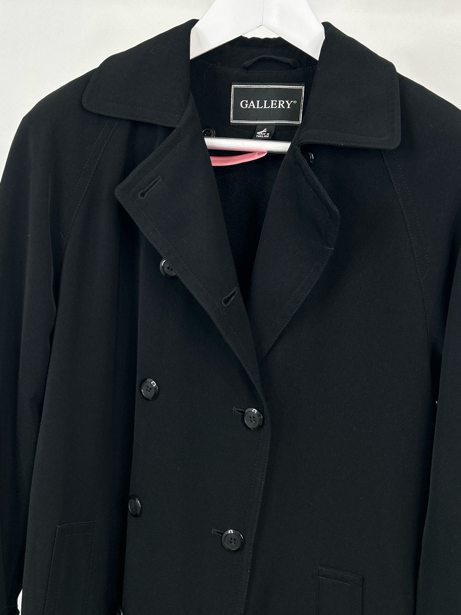 GALLERY Size 4 Black Women Coat