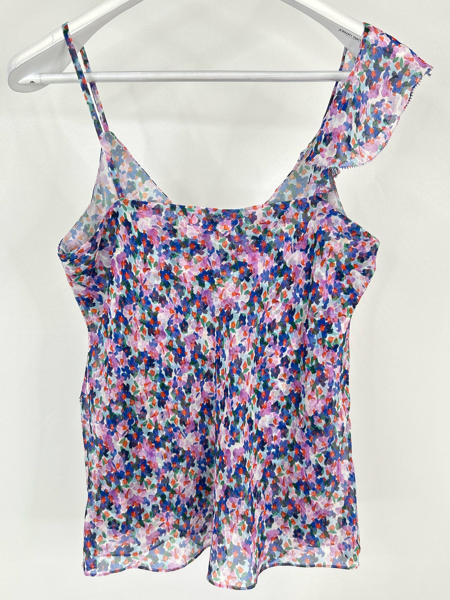 VERONICA BEARD Size 8 Blue floral Women Camisole