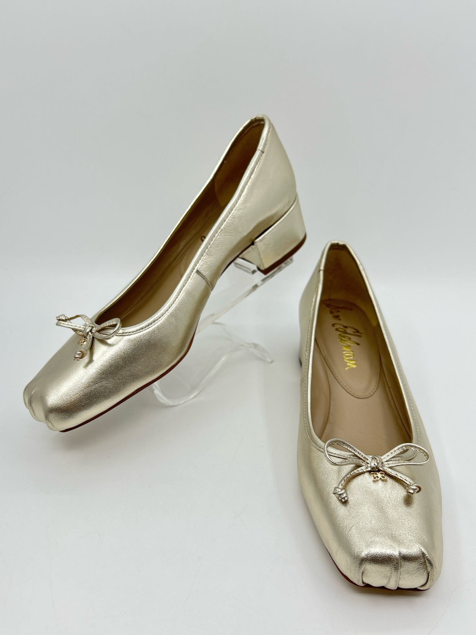 SAM EDELMAN Size 10 gold metallic Women Pumps
