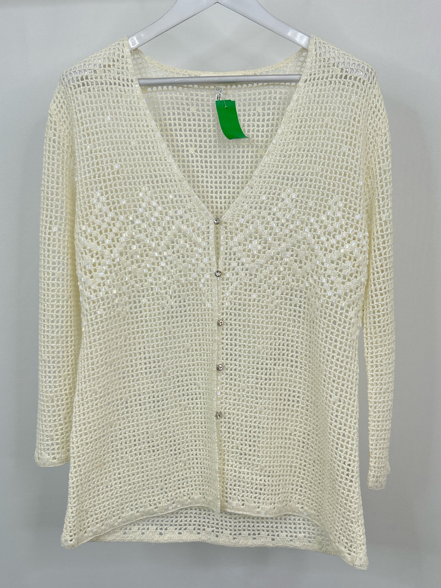 ESCADA Size 42 White Women Cardigan