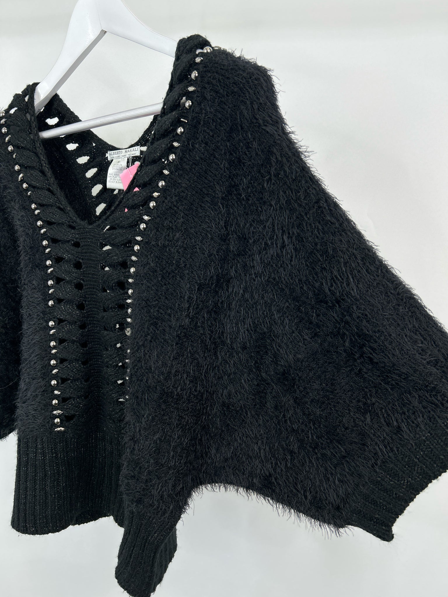 ALBERTO MAKALI Size XL Black Women Sweater