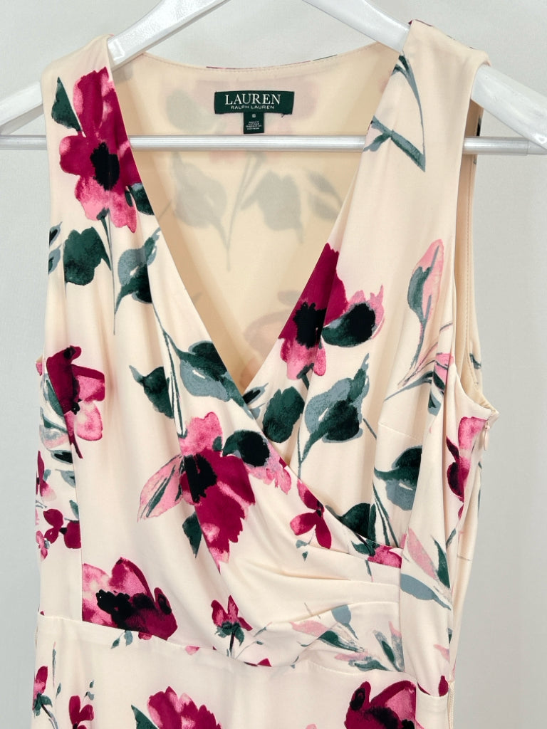 Lauren Ralph Lauren Size 6 Pink Print Women's Dress NWT