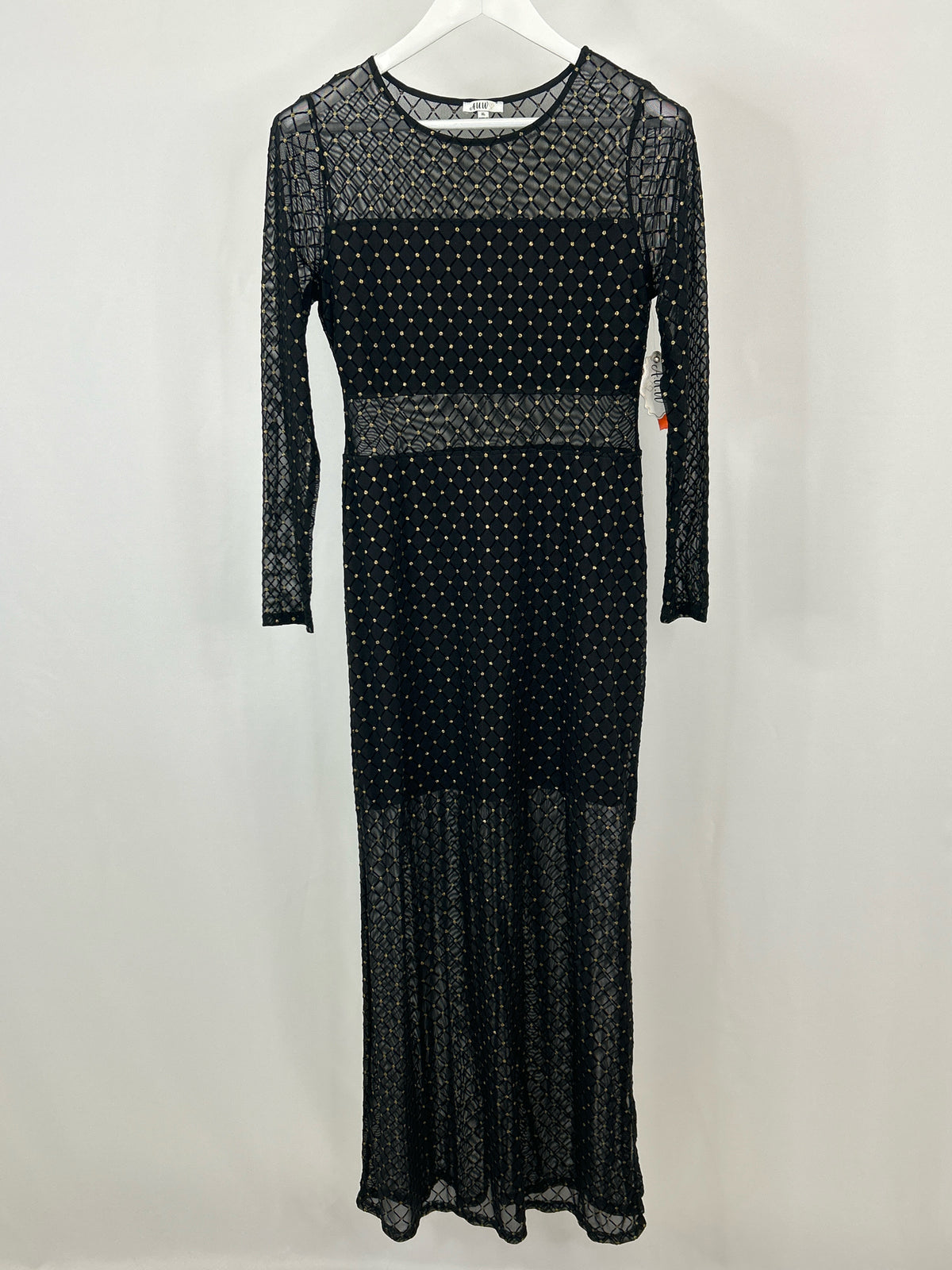 AUW Size XL Black Women Dress