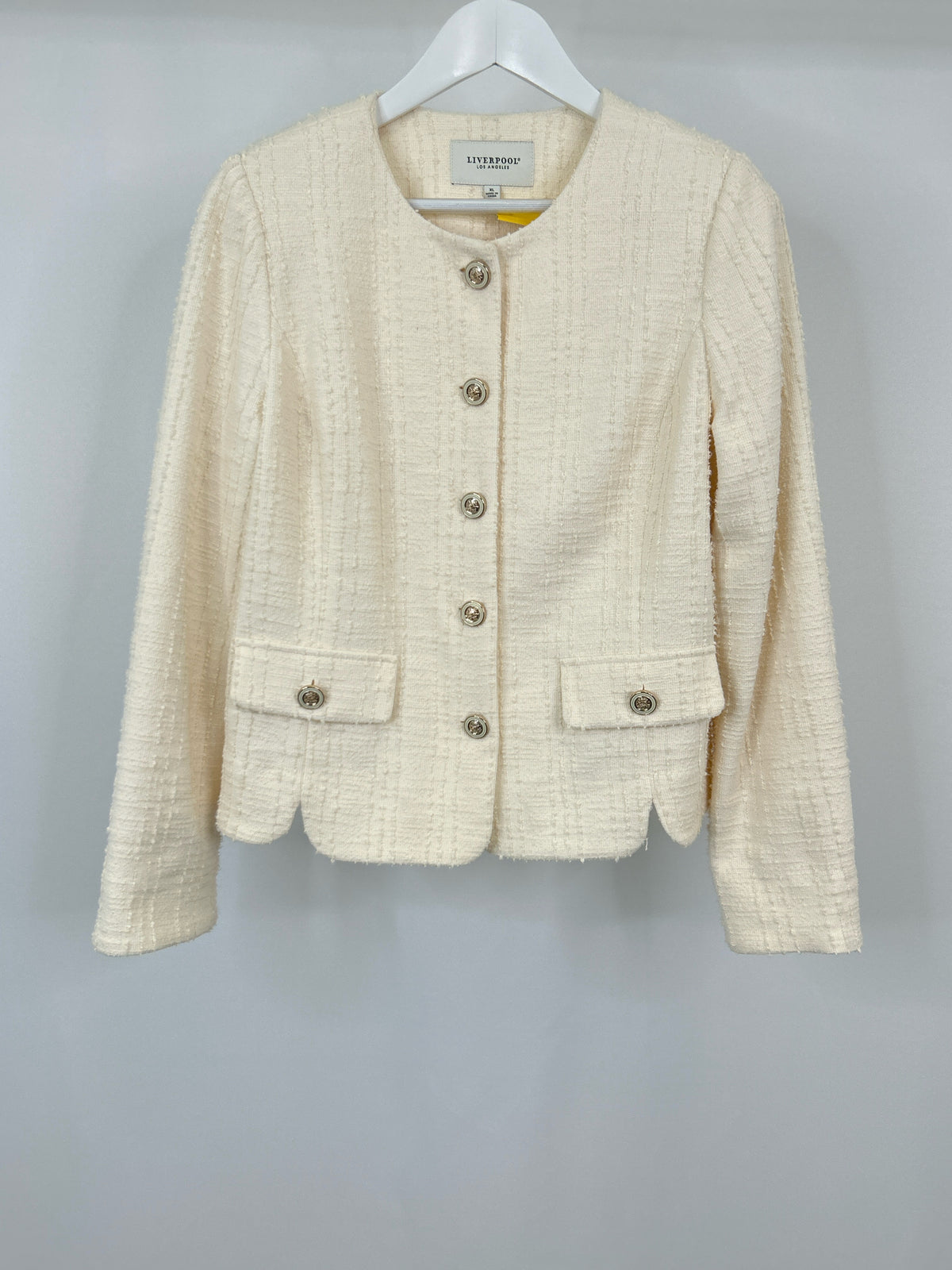 LIVERPOOL Size XL Cream Women Blazer