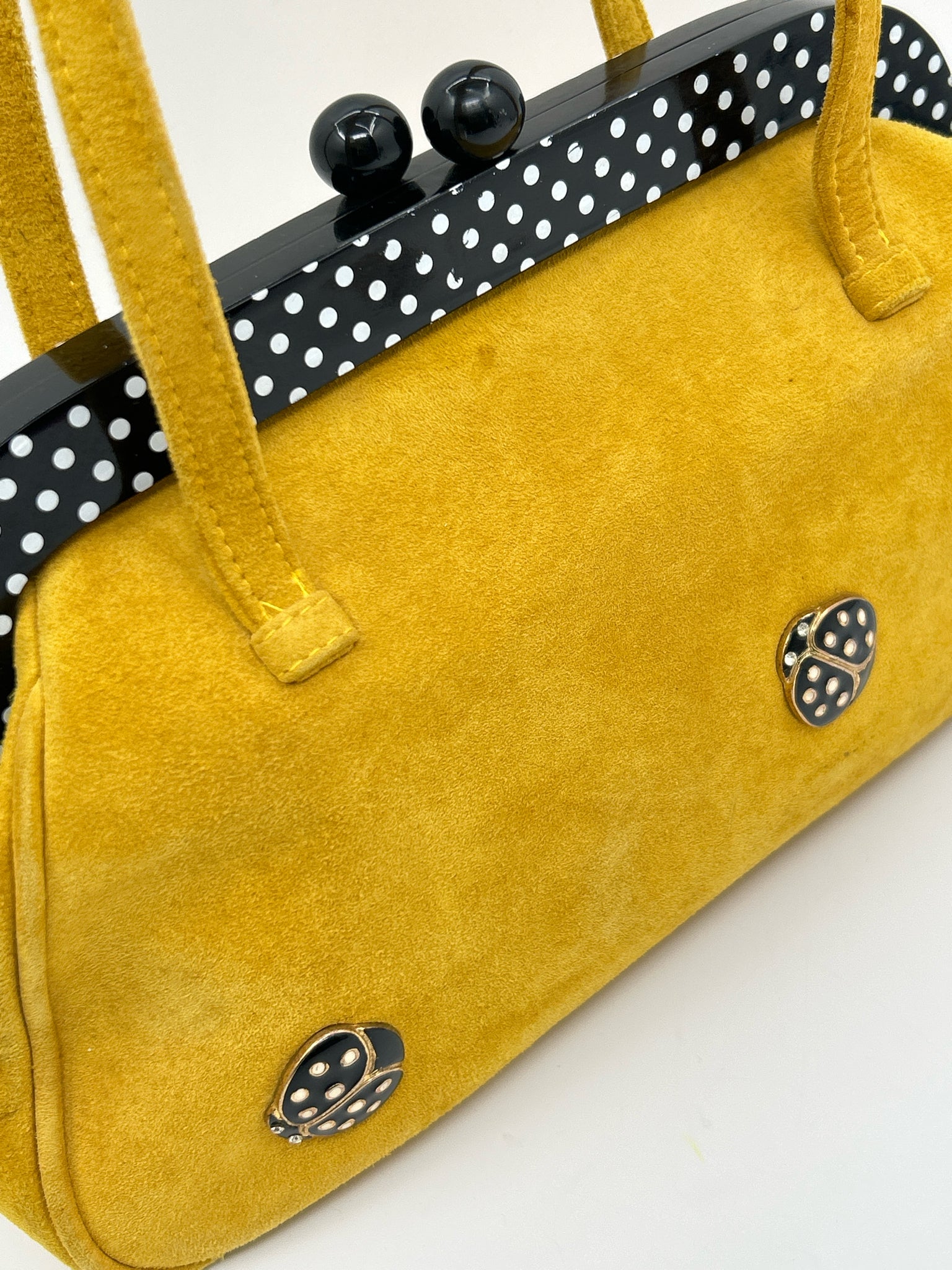 LULU GUINNESS Yellow & Black Women Purse