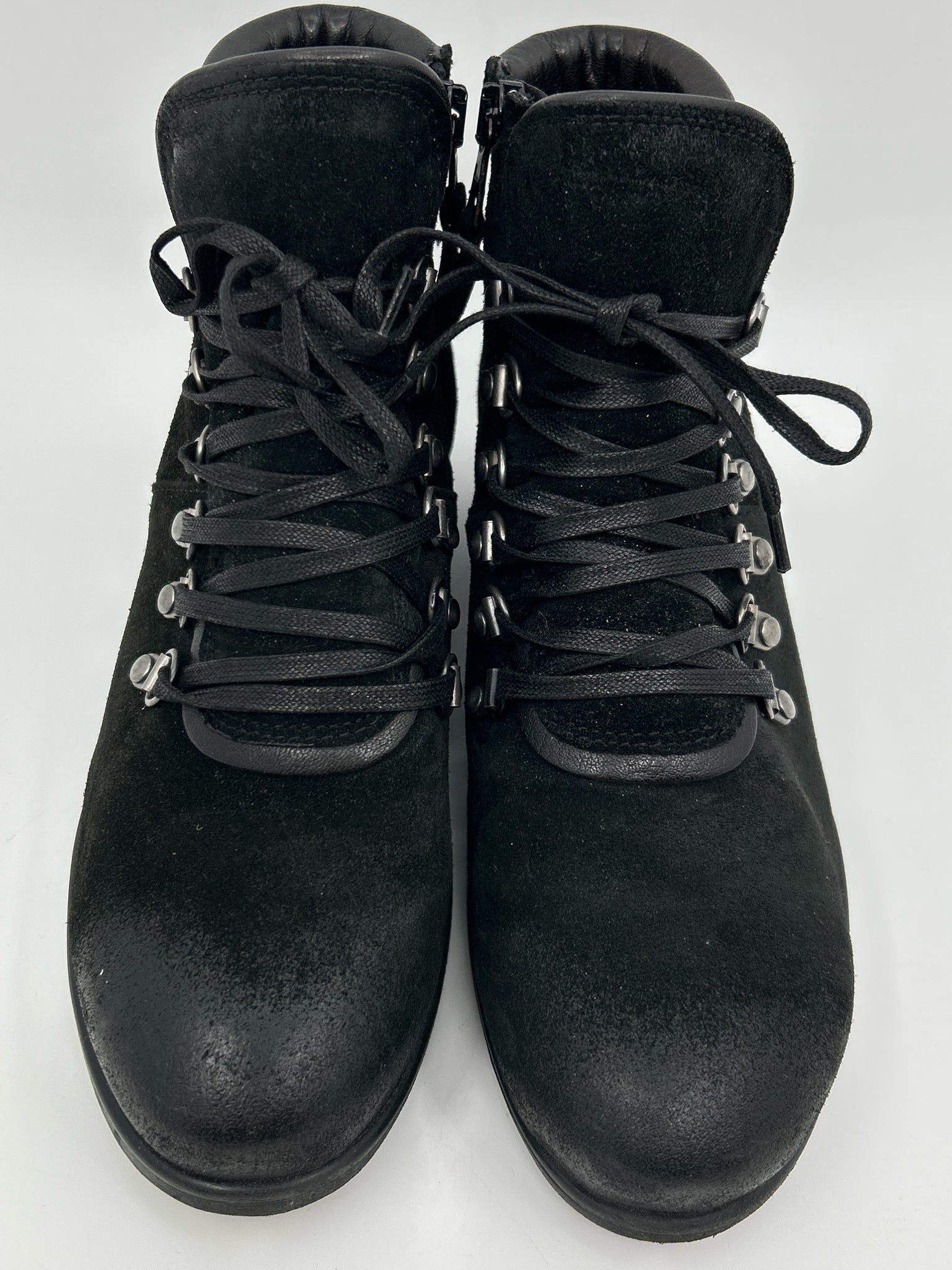 MIZ MOOZ EU Size 37W US Size 6.5/7 Black Women Booties