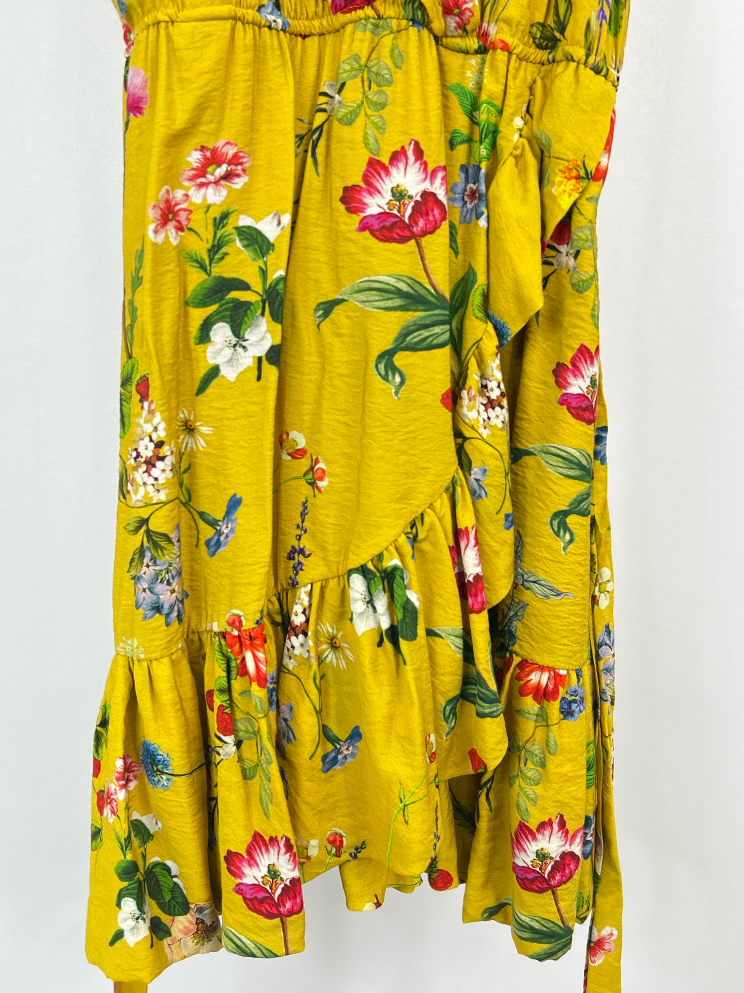MAEVE Size M YELLOW FLORAL Women Dress