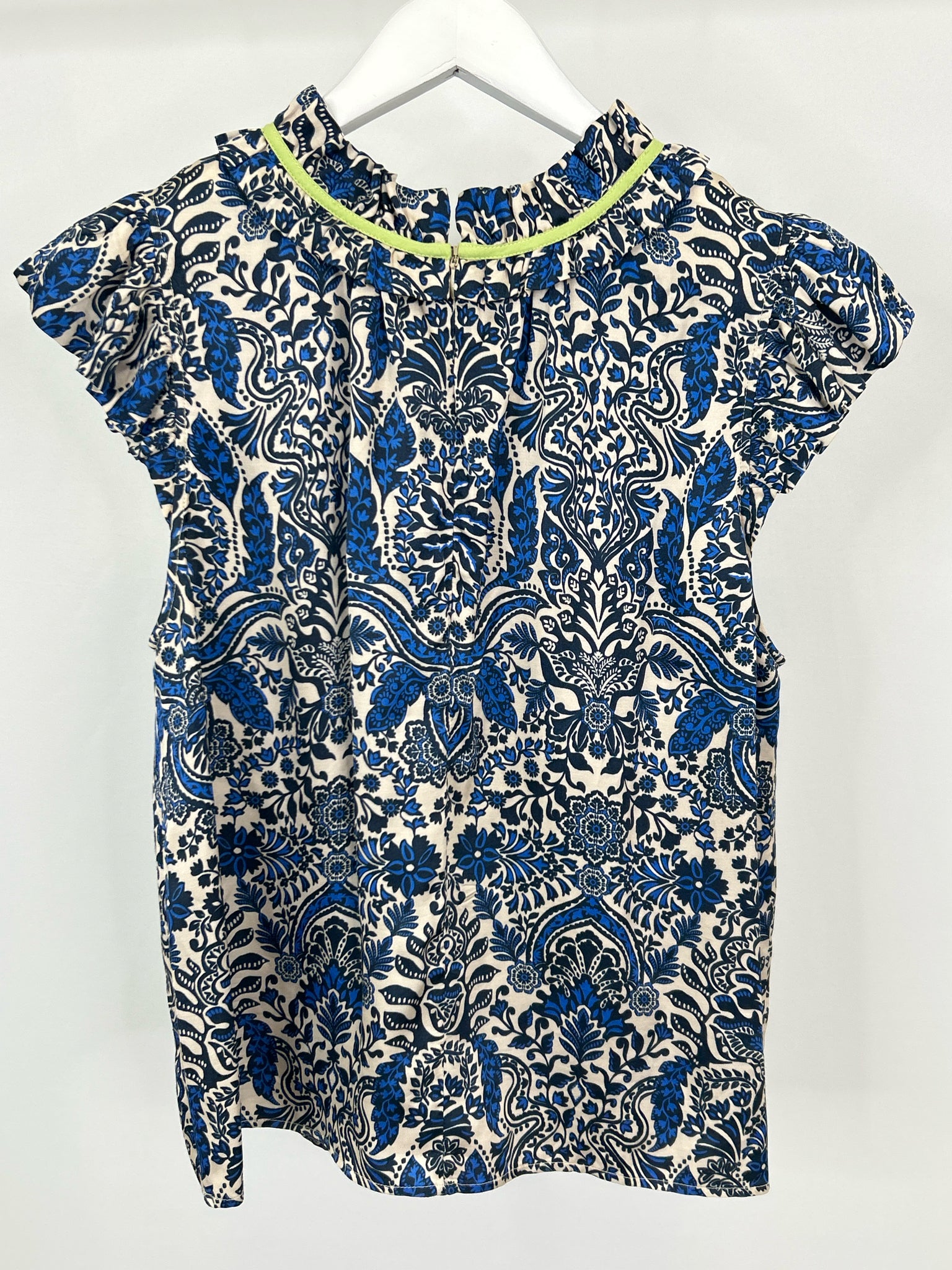 CABALLERO Size S Beige and Blue Women Top