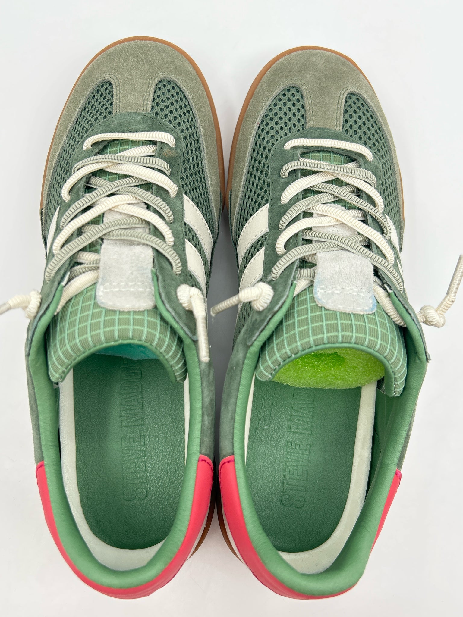 STEVE MADDEN Size 8.5M Green Women Sneakers