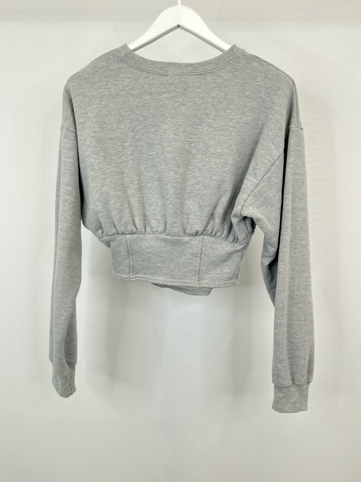 GOOD AMERICAN Size L HEATHER GRAY Women Pullover