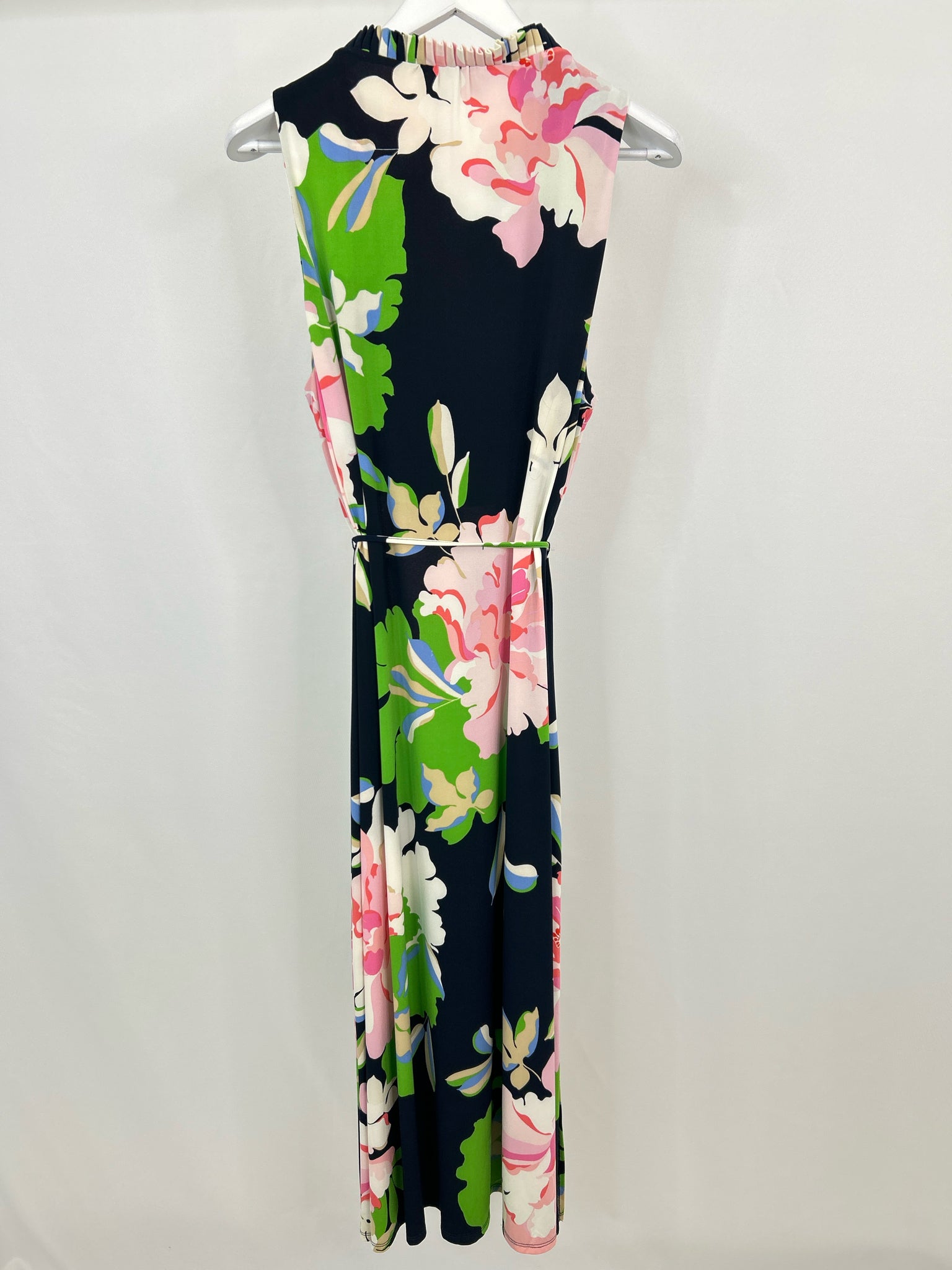 TOMMY HILFIGER Size 16 NAVY FLORAL Women Dress