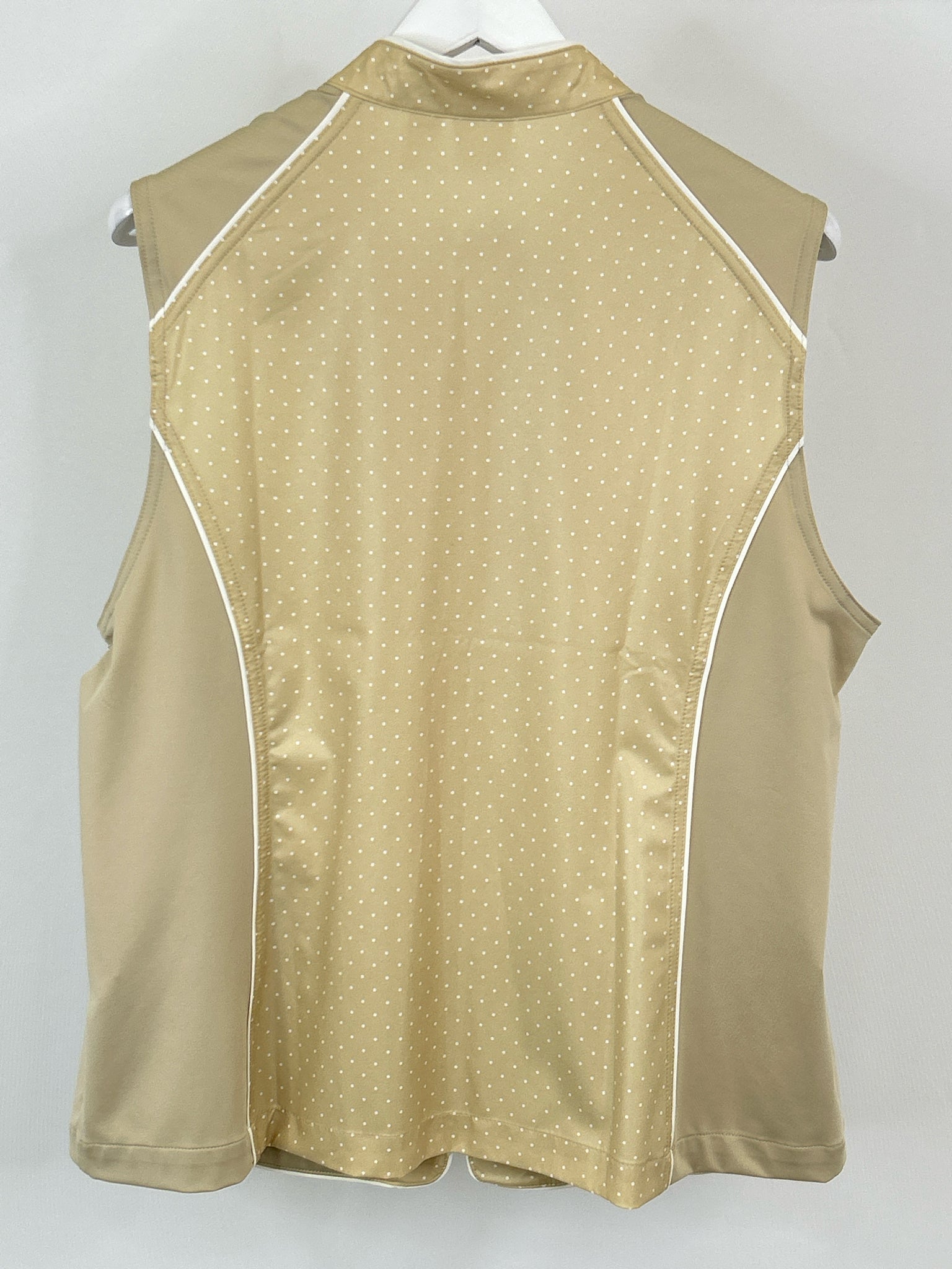 CHICO'S Size 16 KHAKI Women 2-Piece Vest & Skort NWT