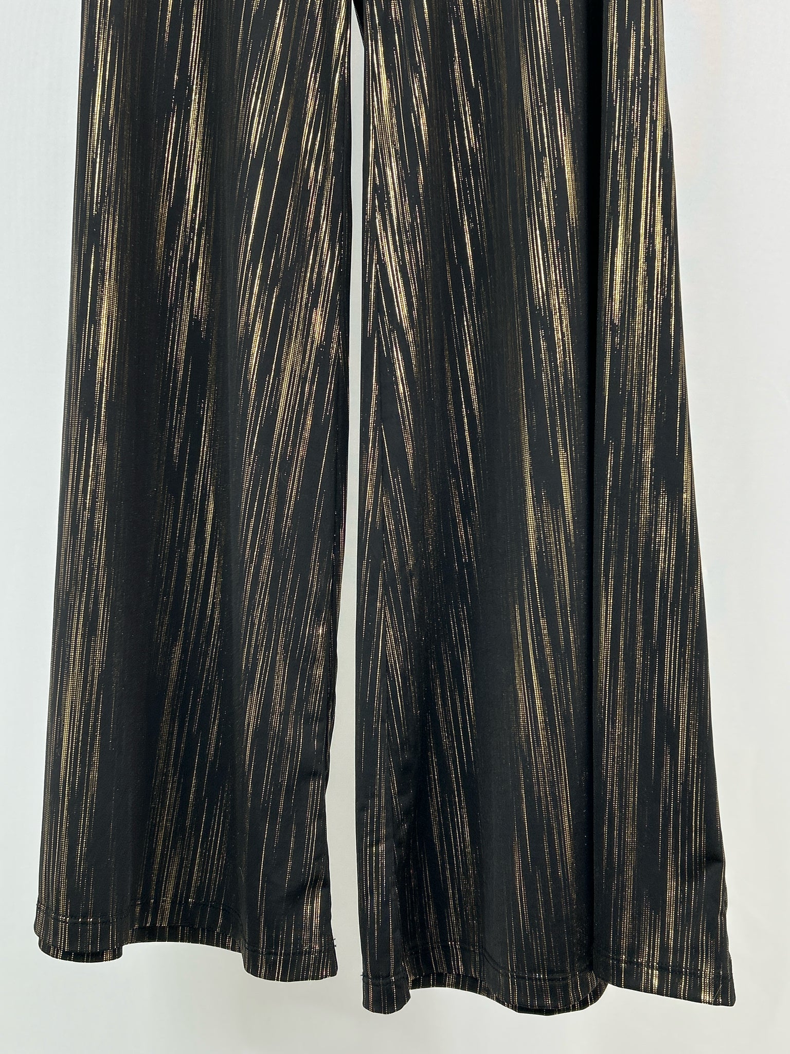 RENEE C Size S BLACK AND GOLD Women Pants