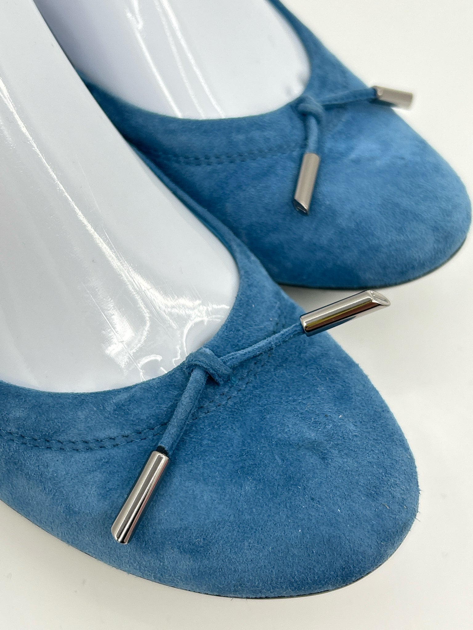 TOD'S Size 37 Pale Blue Women Flats