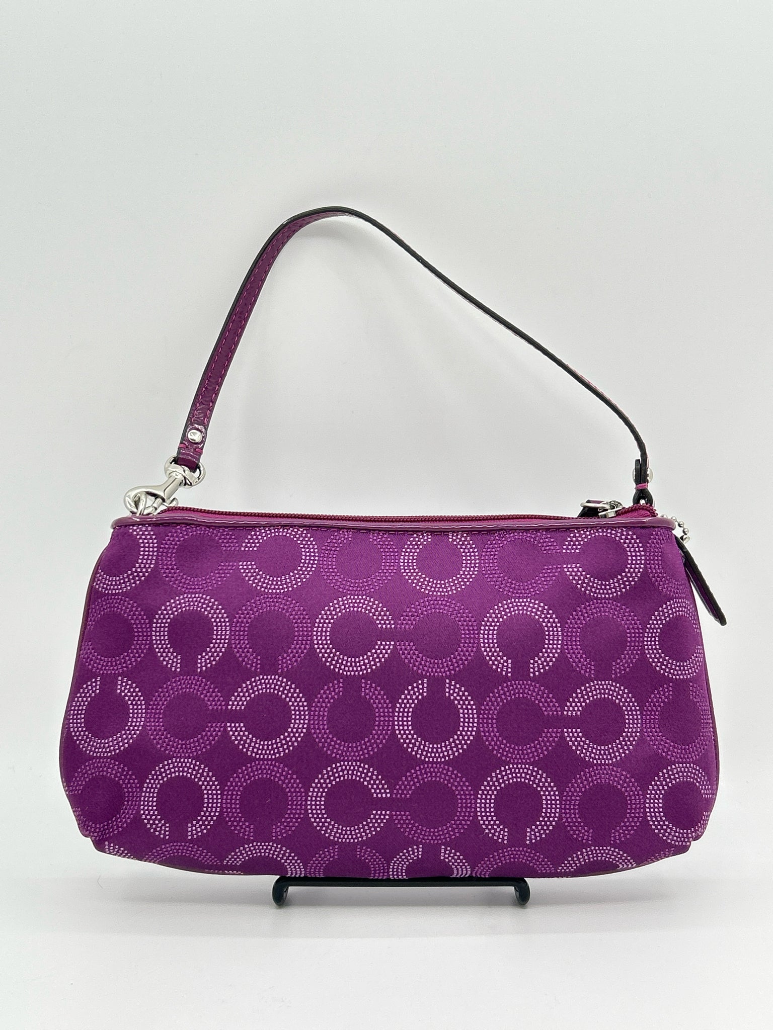 Coach Purple Print Women Wristlet