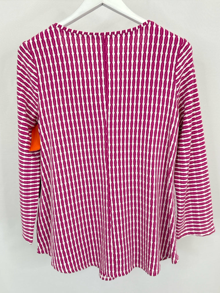 HABITAT Size S Fuschia Striped Women's Tunic NWT