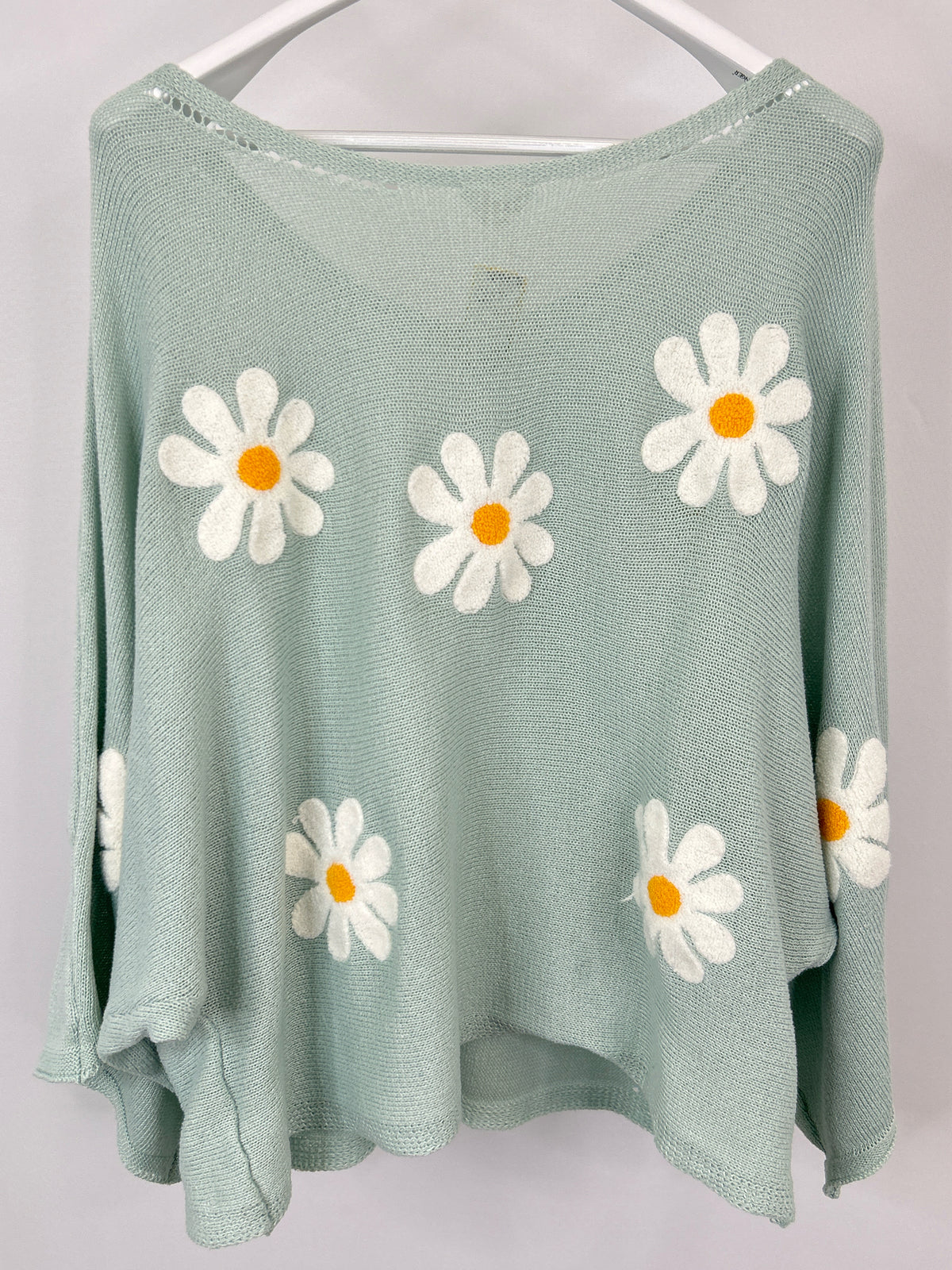 BIBI Size XL Seafoam Green Women Sweater