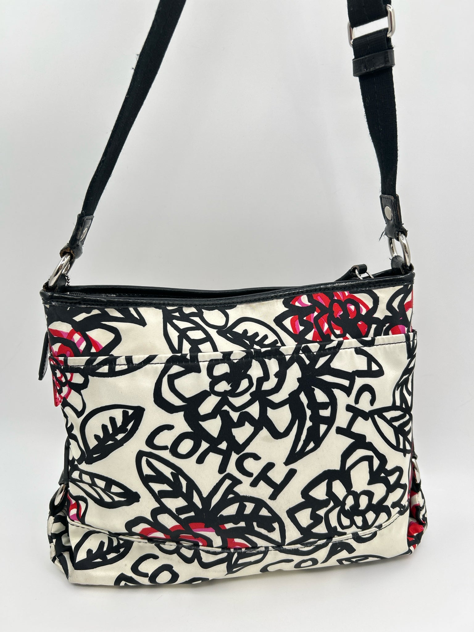 COACH White and black Women Purse