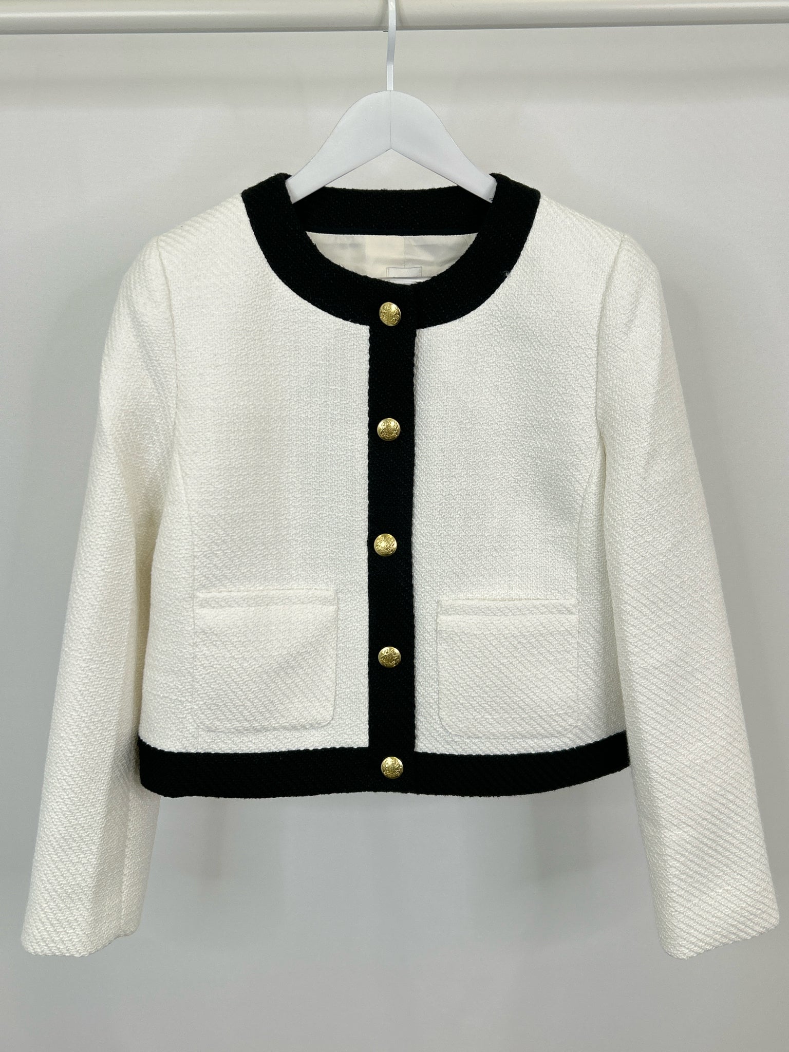 J.CREW Size 10 White Women Jacket NWT