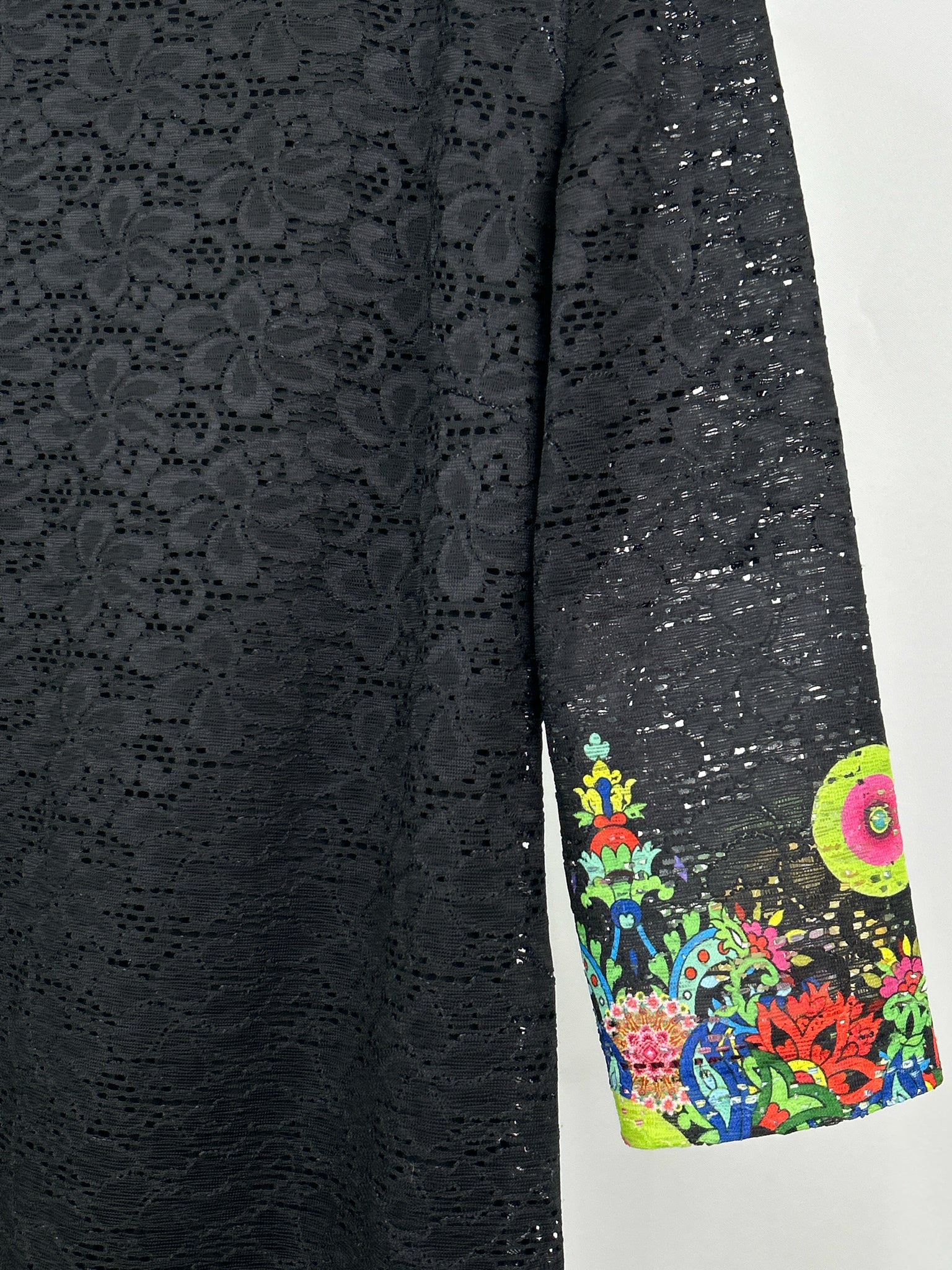 Desigual Size 44/US 12 Black Women Dress