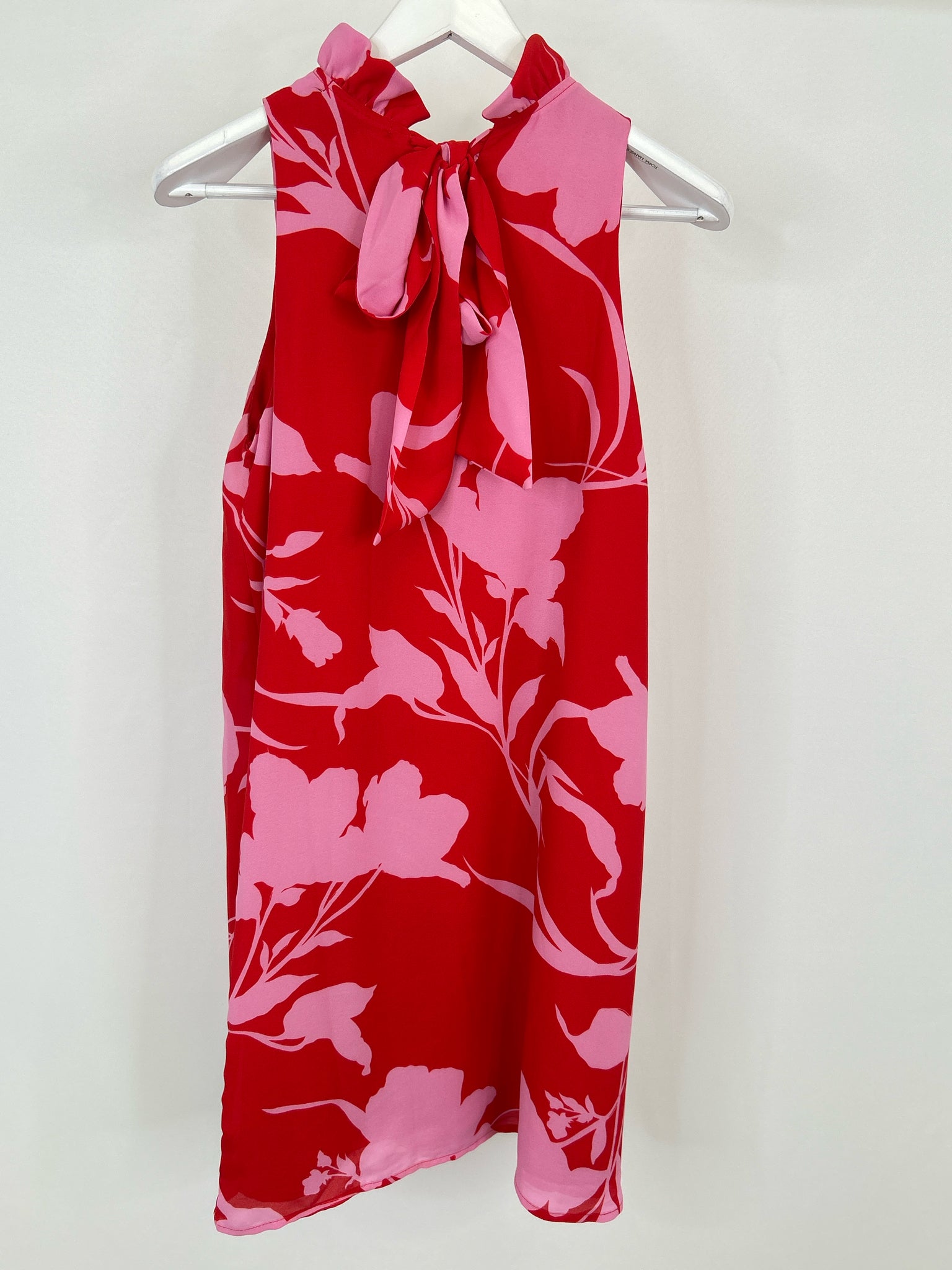 GIBSON Size M Red & Pink Women Dress