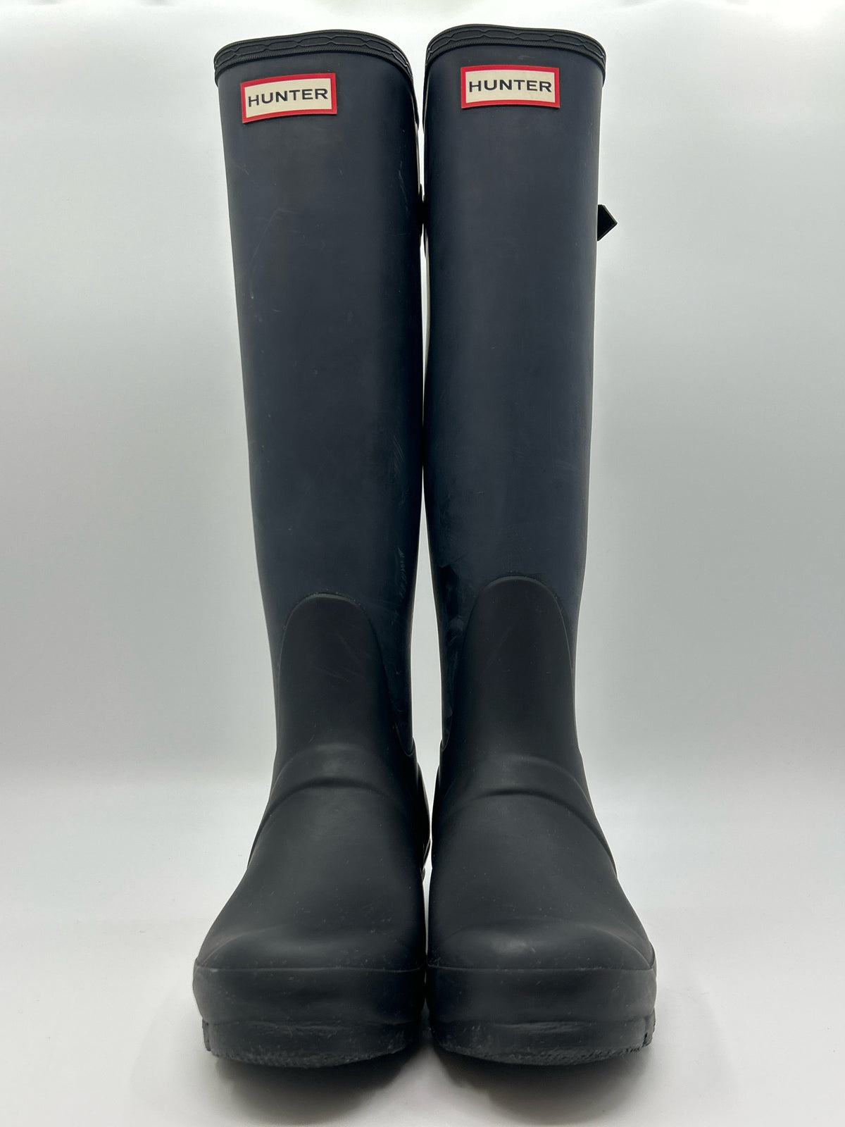 HUNTER Size 8 Black Women Rainboots
