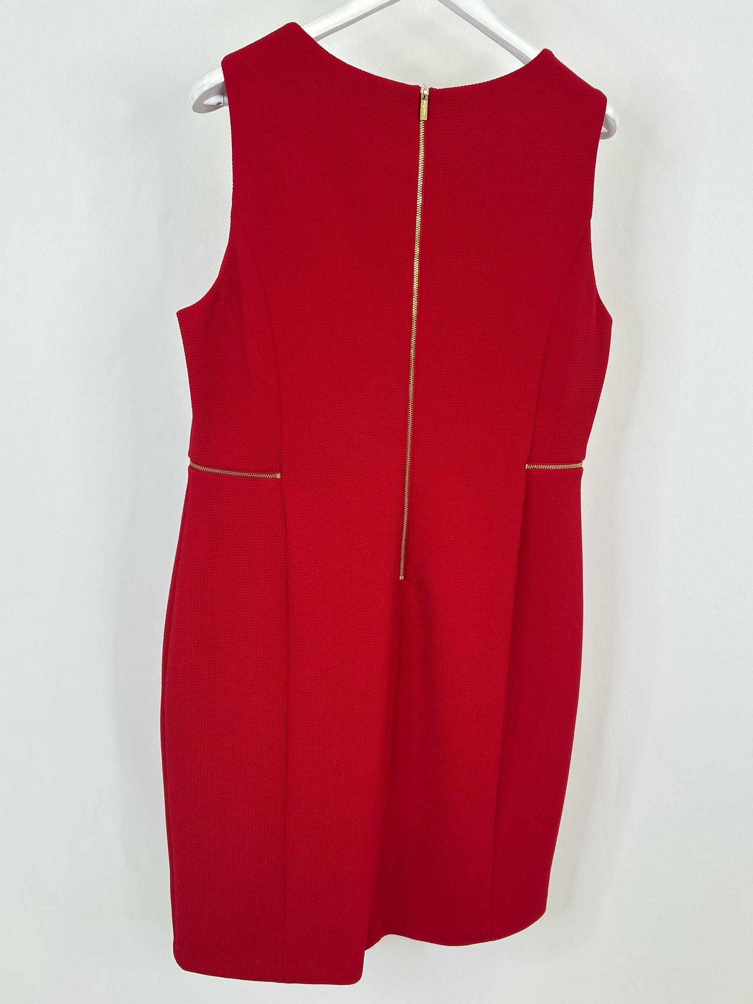 CALVIN KLEIN Size 14W Red Women Dress