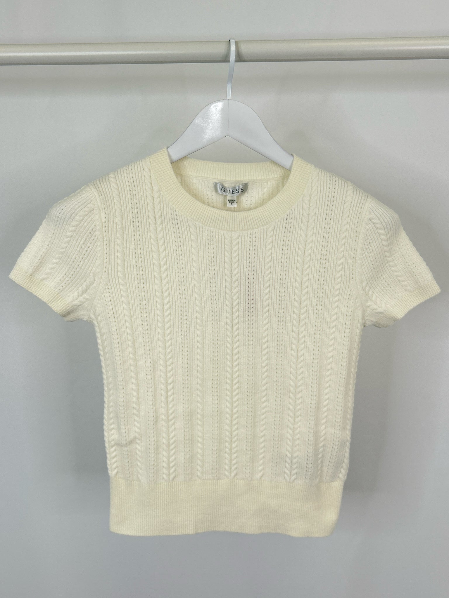 GUESS Size S White Women Sweater