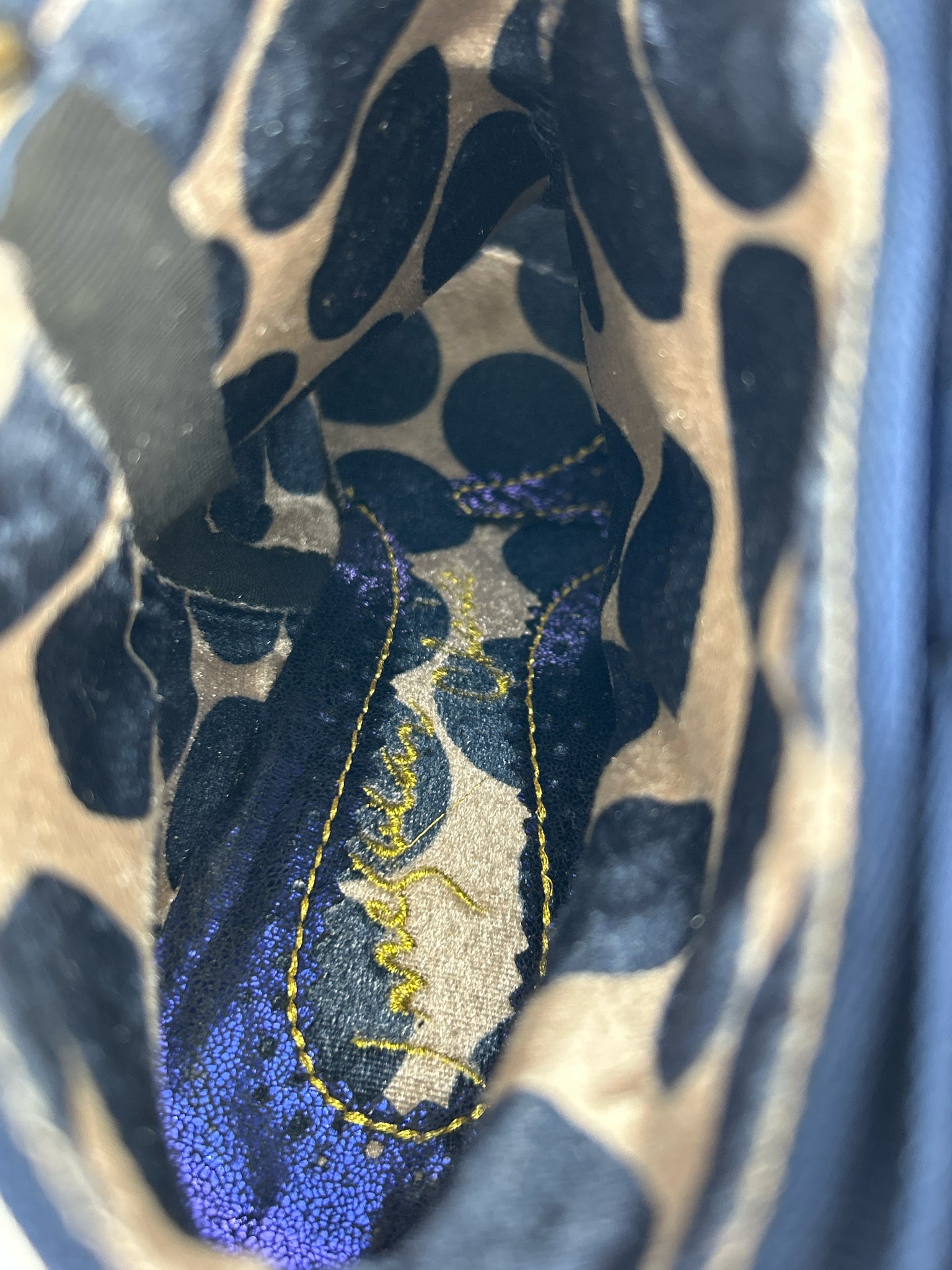 IRREGULAR CHOICE Size 10 Navy Women Booties
