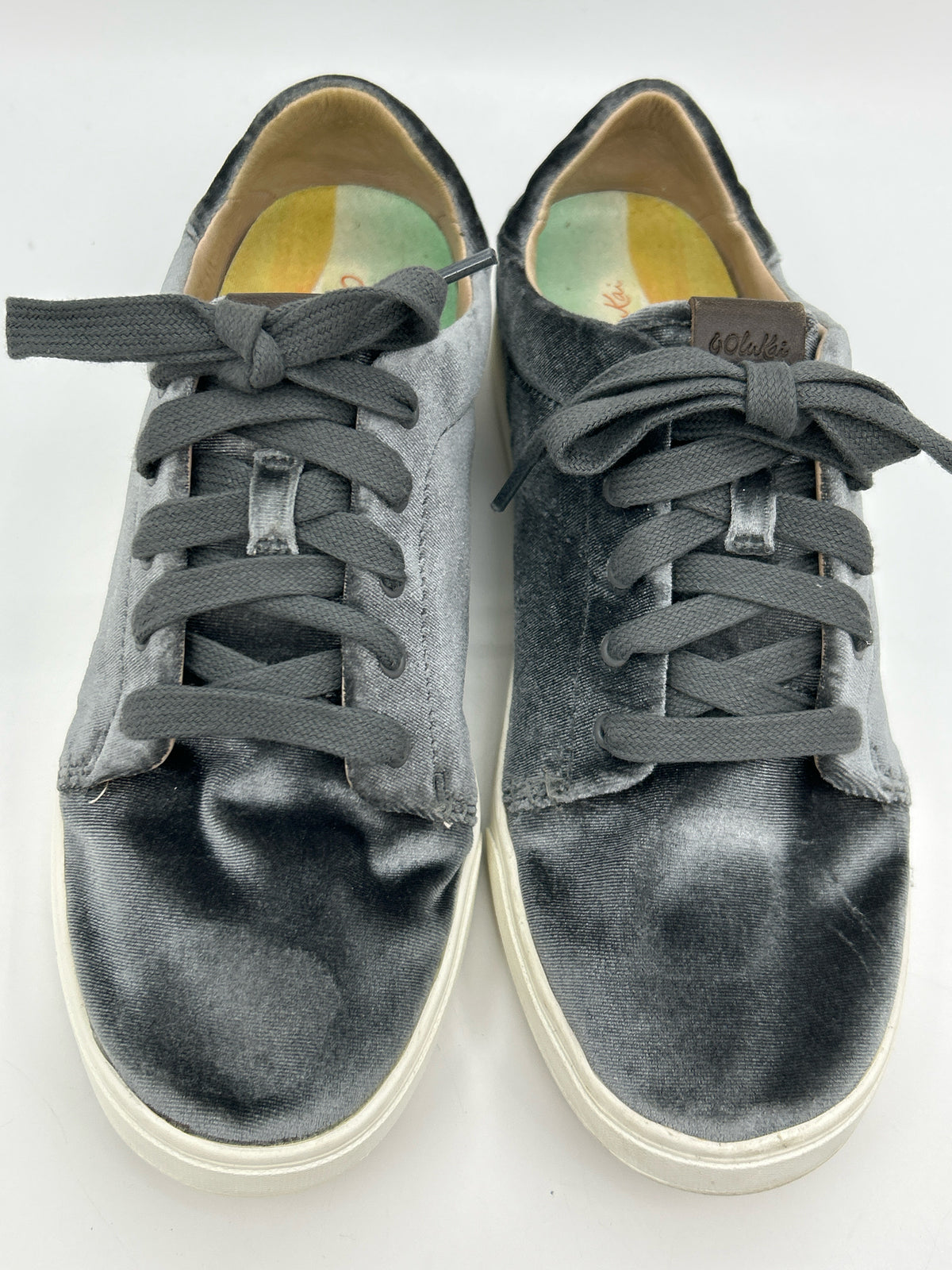 OLU KAI Size 9 Grey Women Sneakers