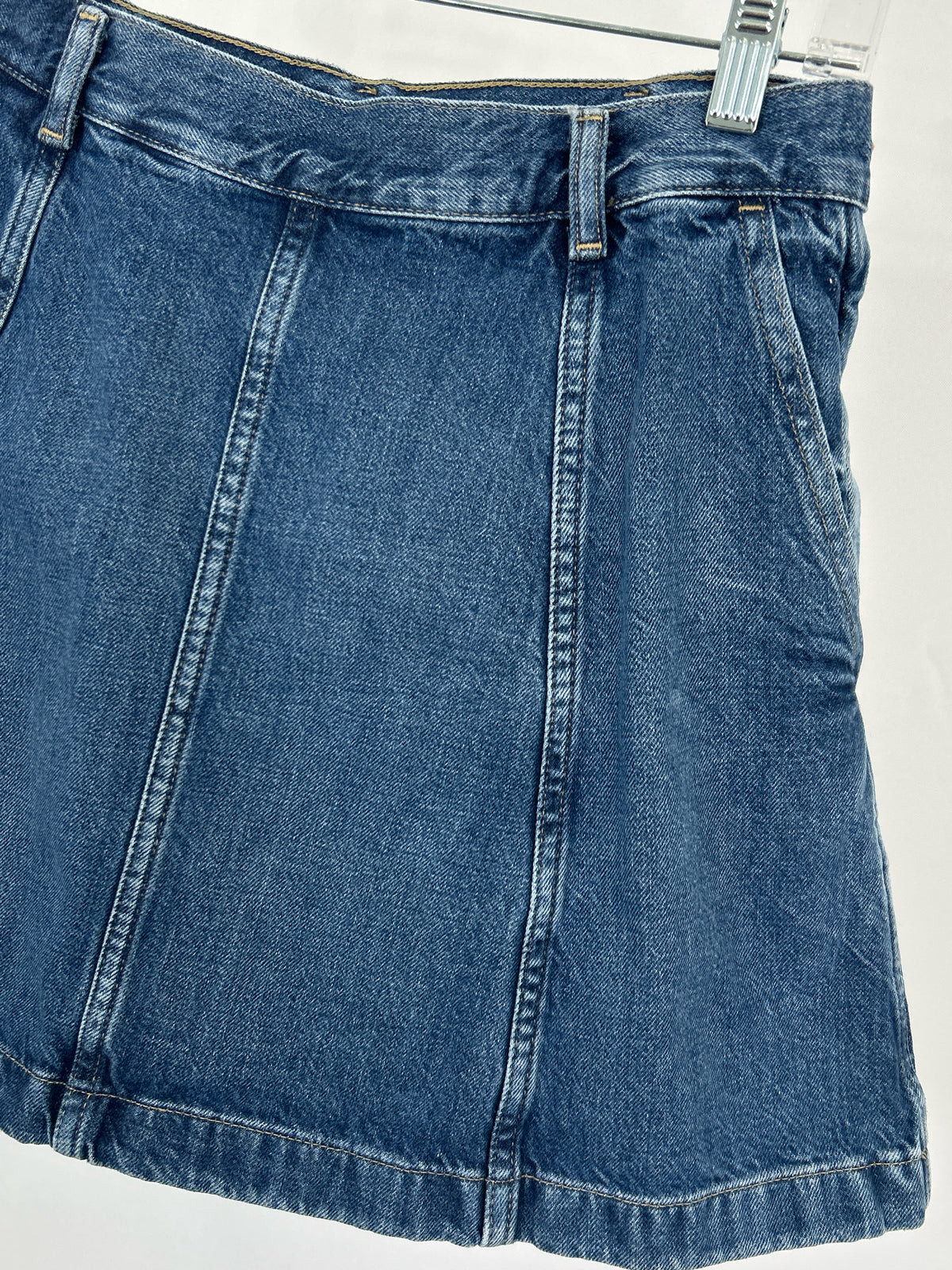 POLO Ralph Lauren Size 4 BLUE DENIM Women Skirt